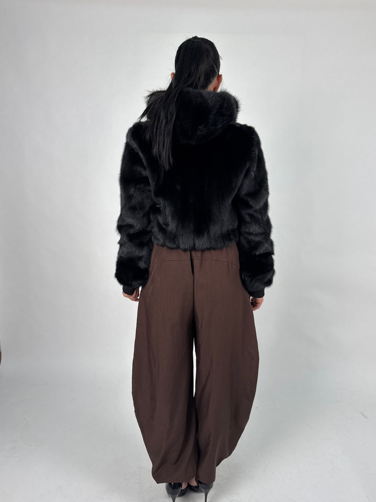 Bomber in visone N167