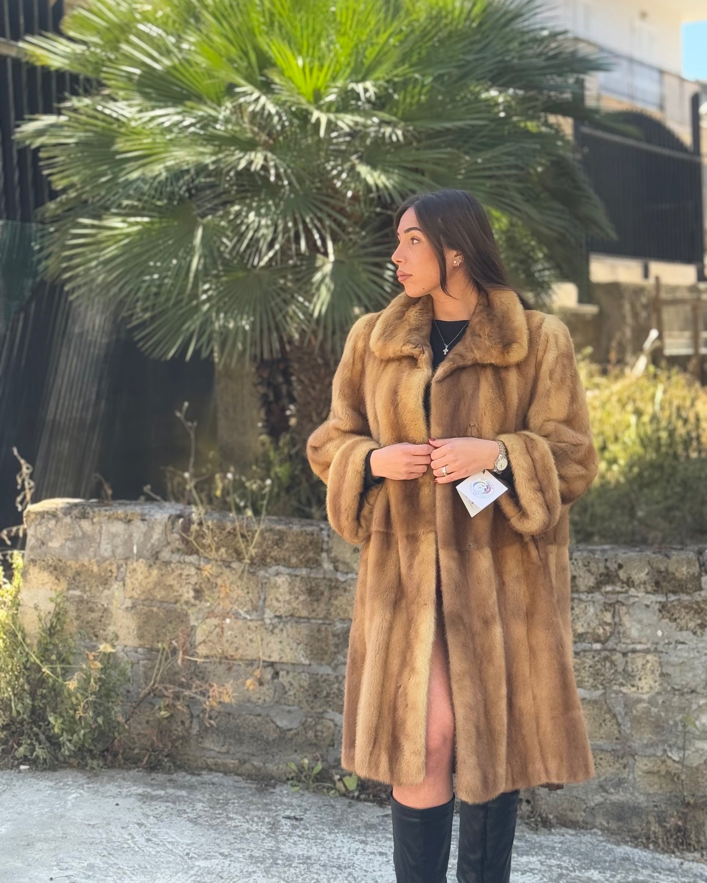 Mink Bomber Jacket