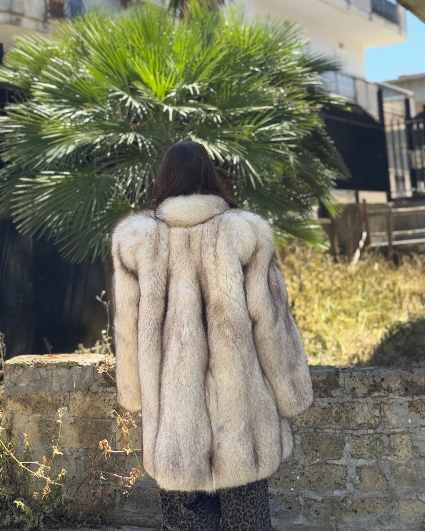 Giacca in volpe della groenlandia
