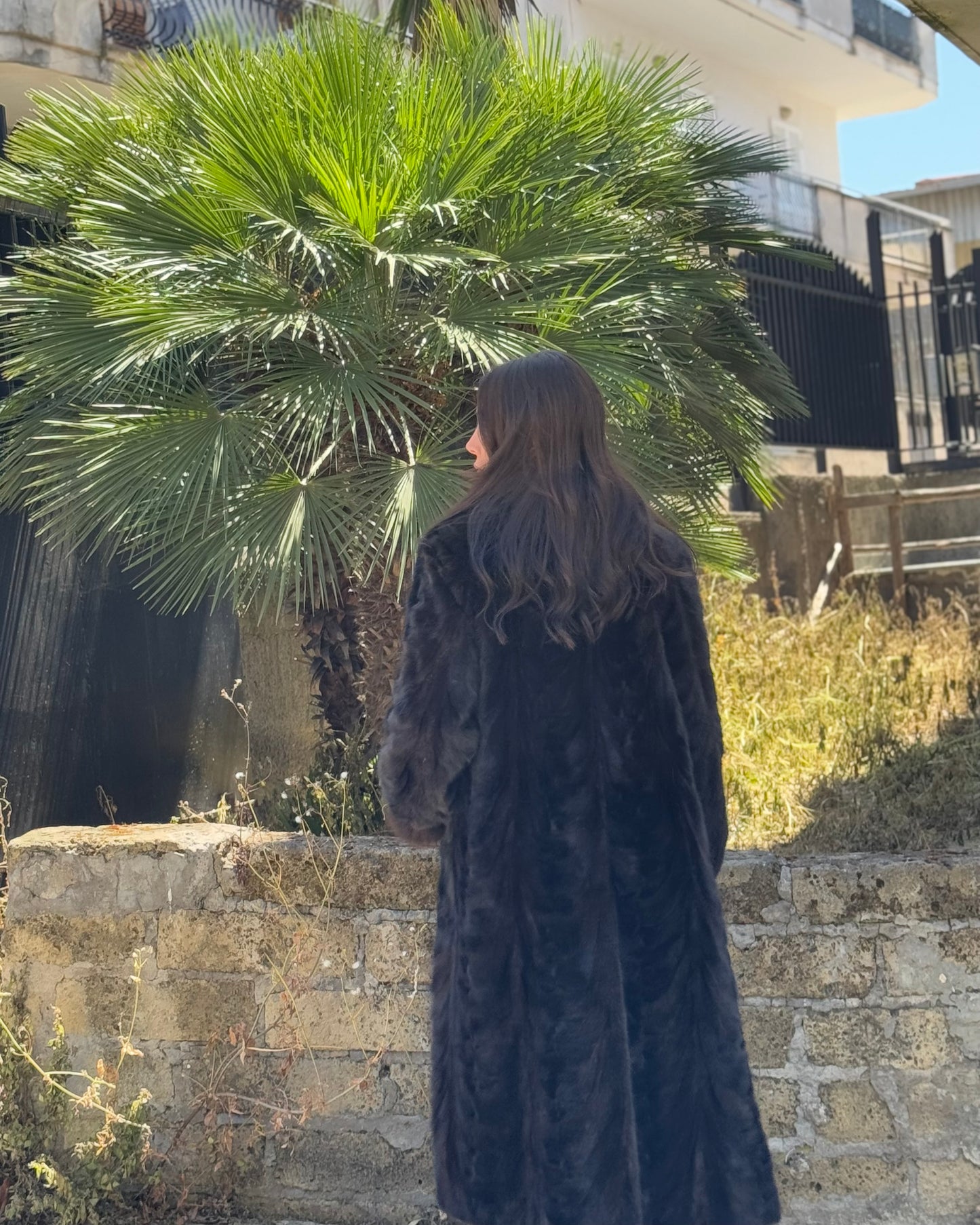 Cappotto in visone e volpe
