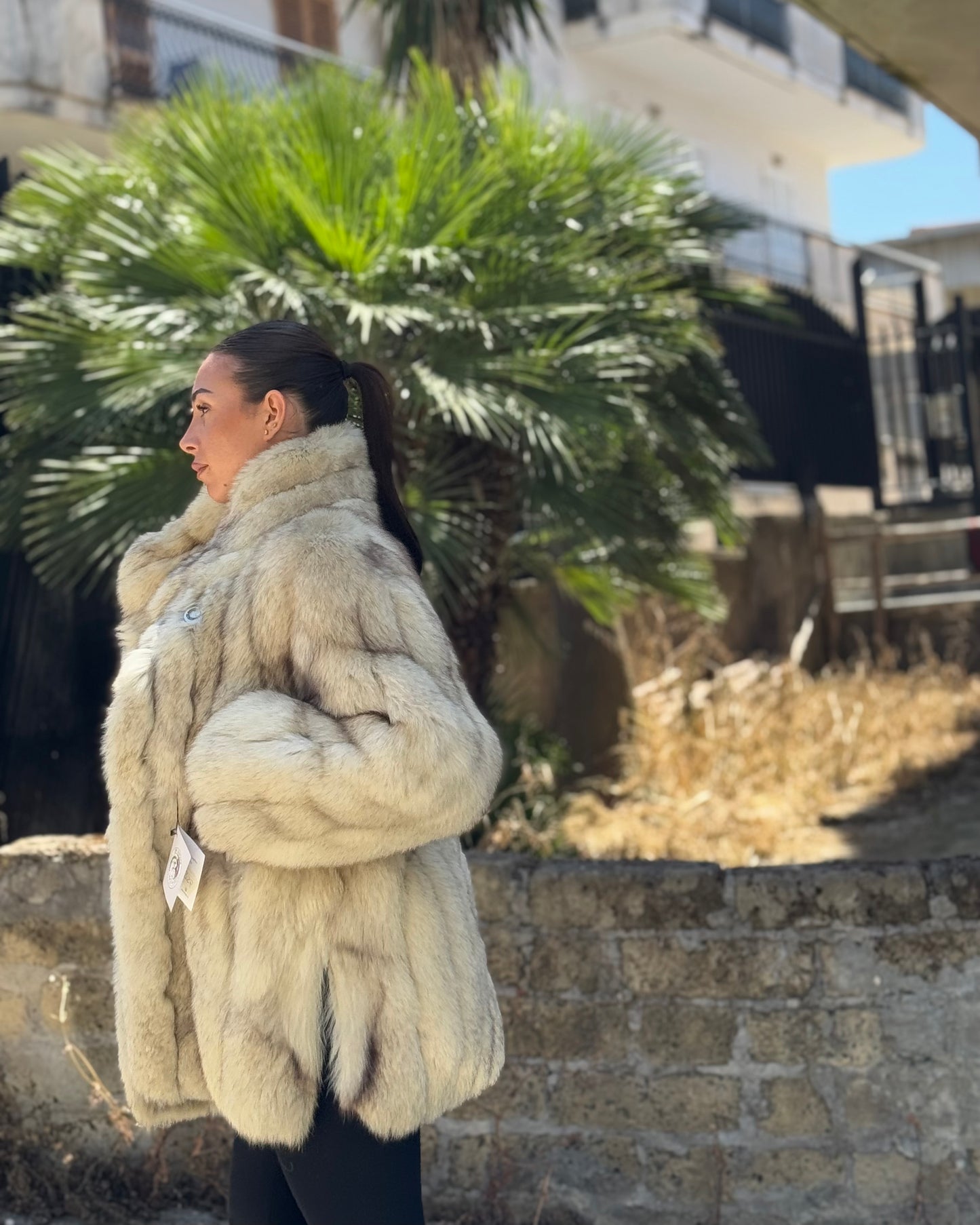 Giacca in volpe della groenlandia