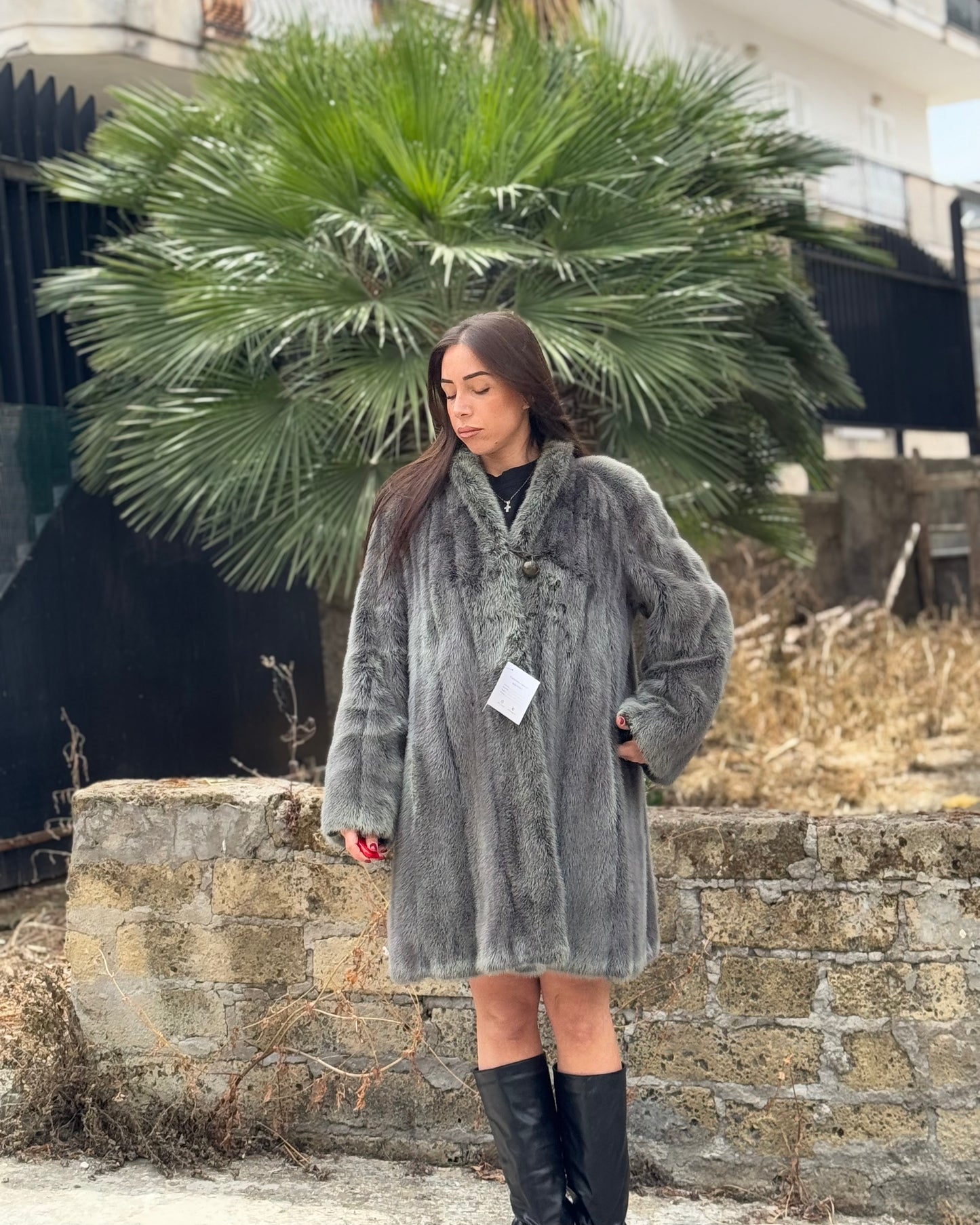 Cappotto in visone Fendi