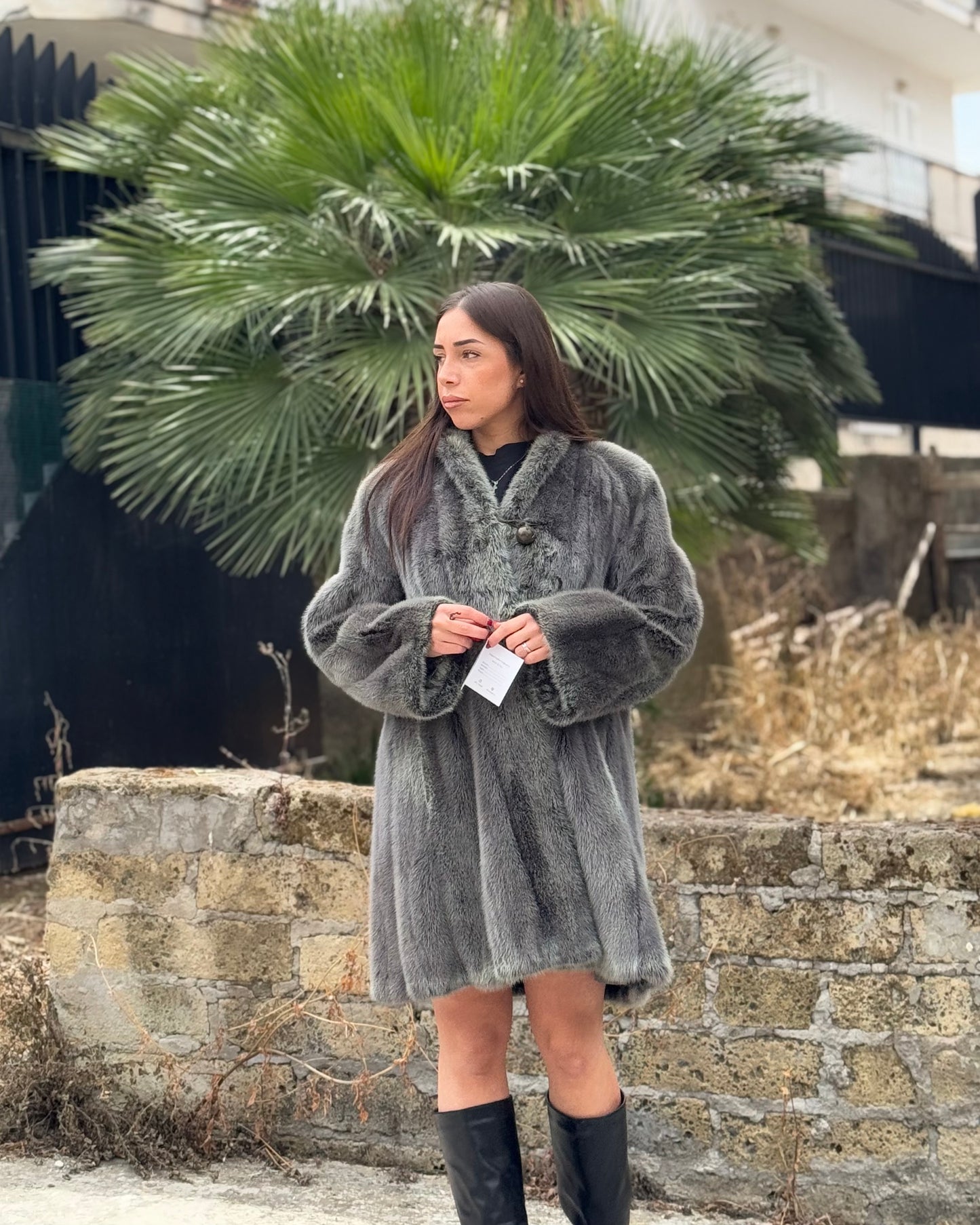 Cappotto in visone Fendi
