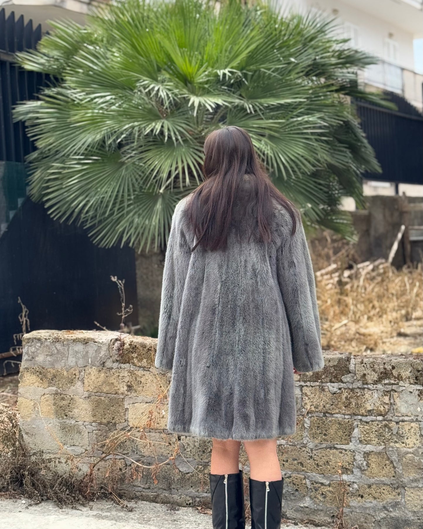 Cappotto in visone Fendi
