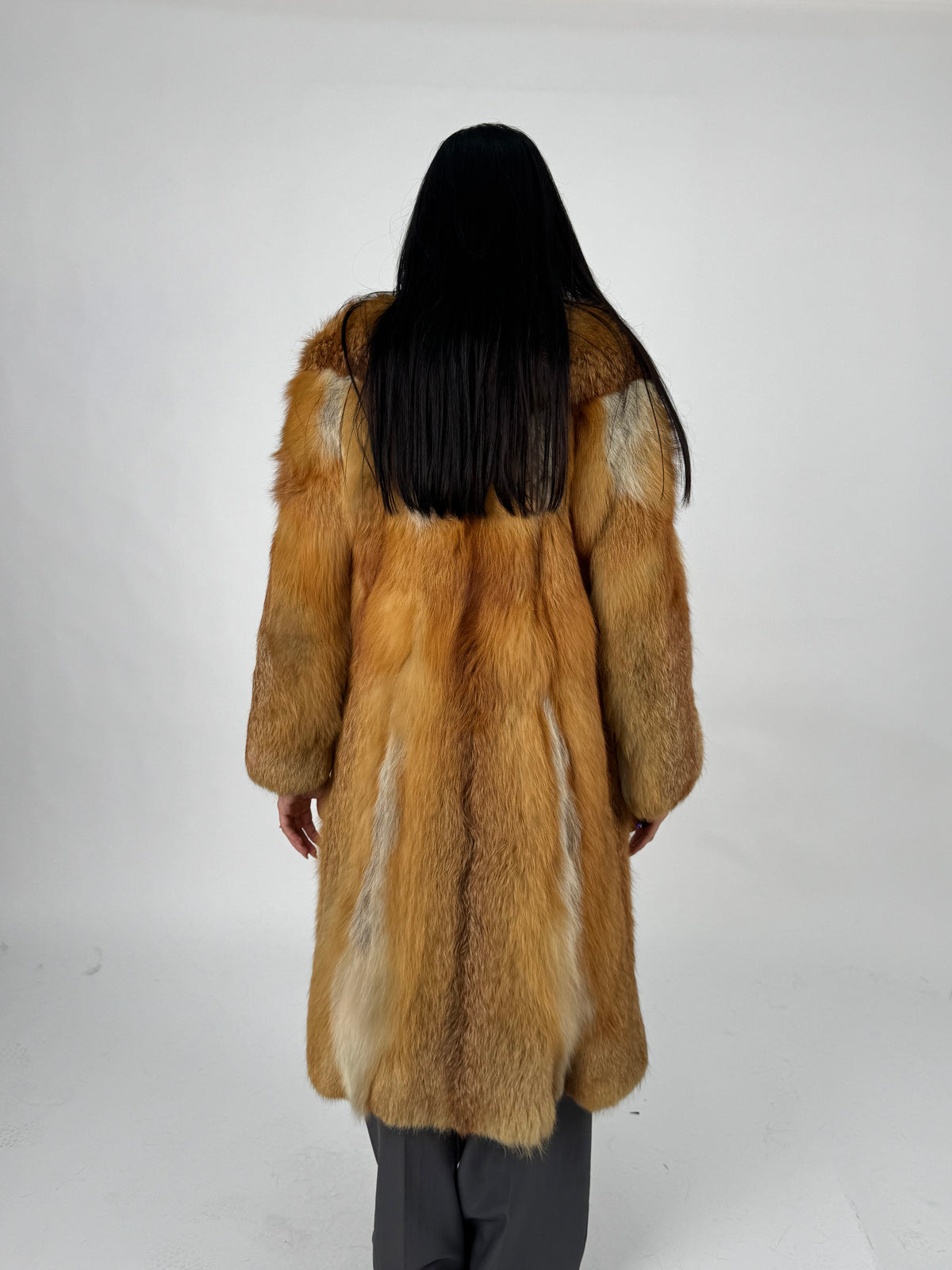 Cappotto in volpe rossa N823