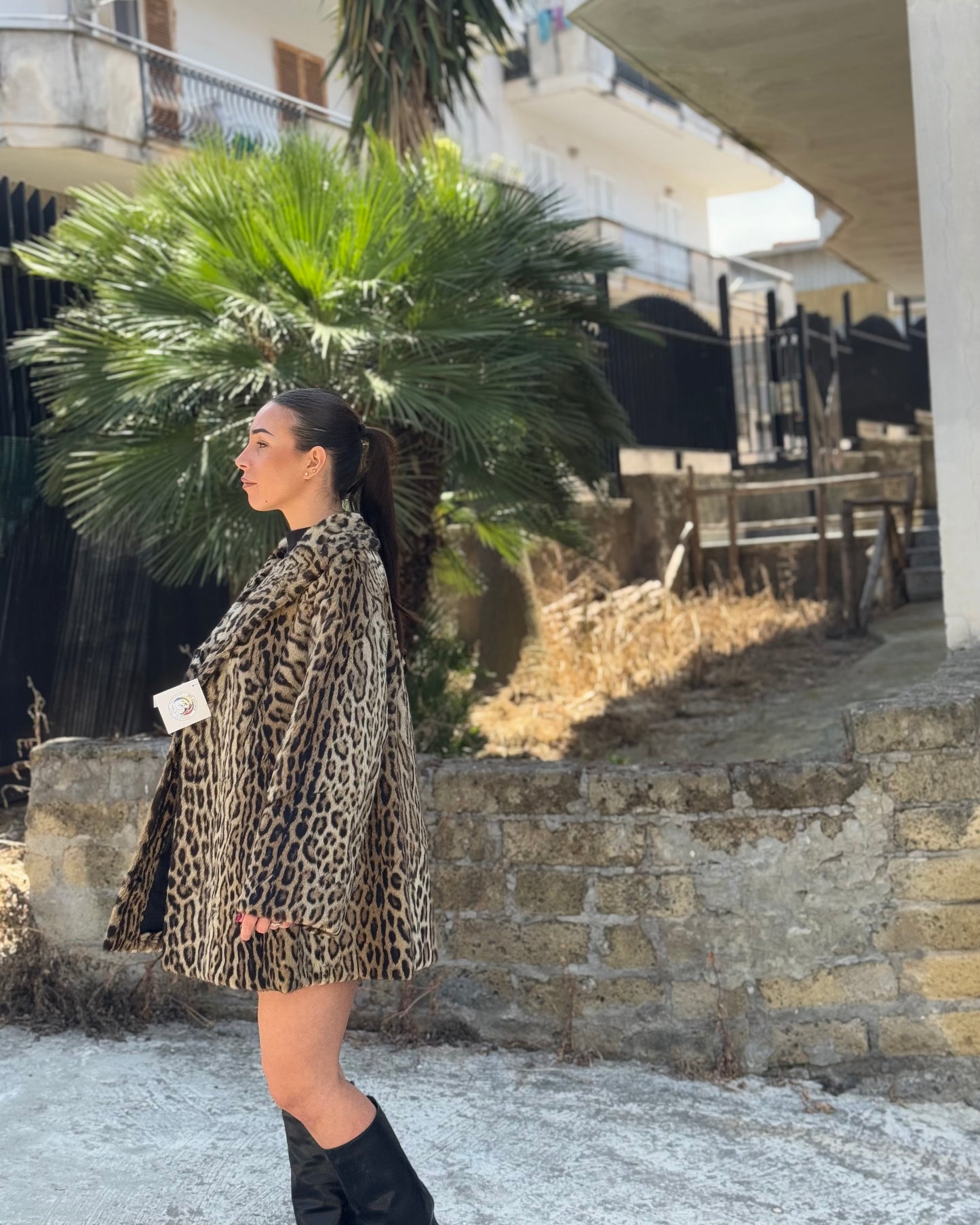 Giacca in leopardo