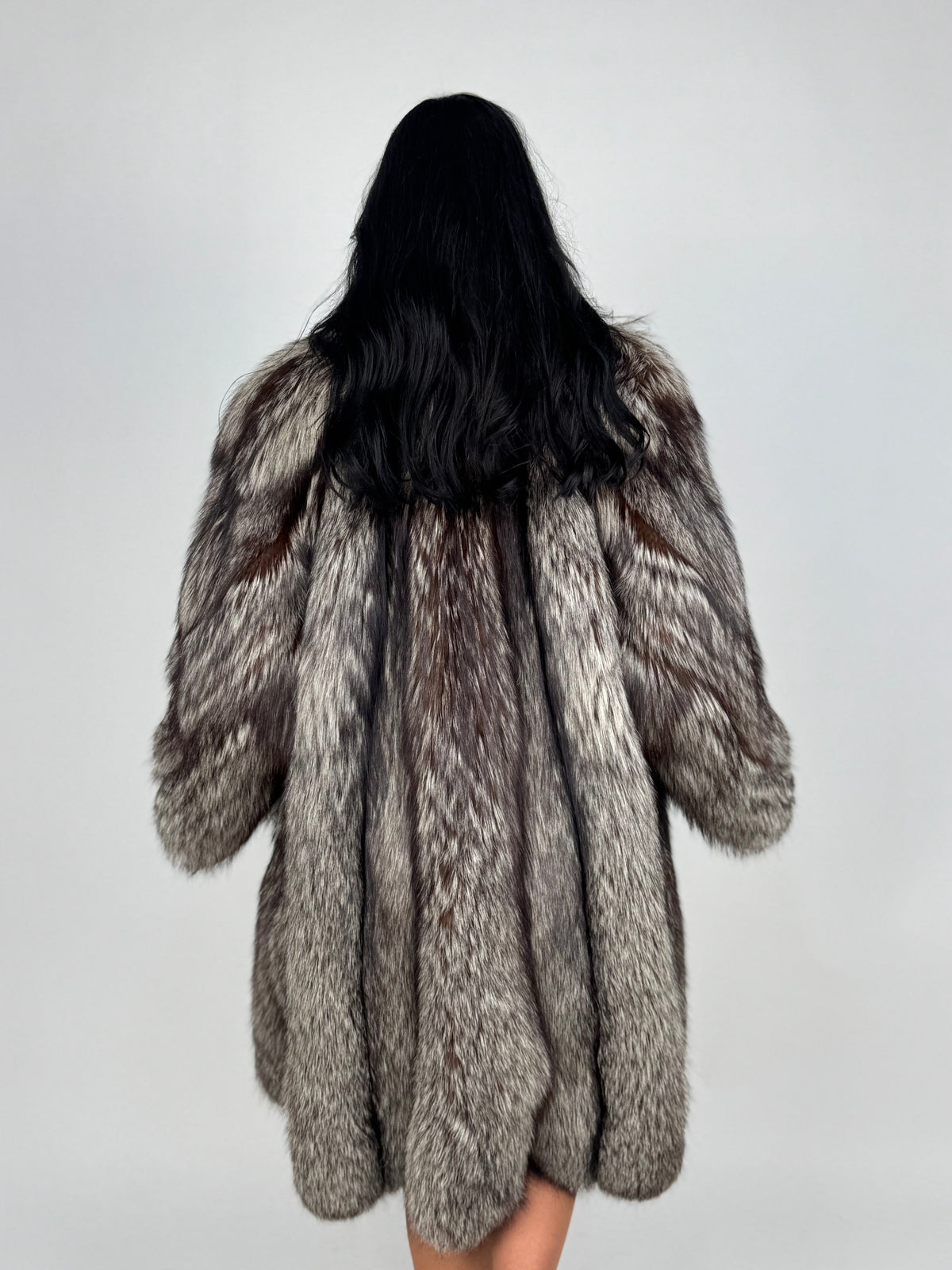 Cappotto in volpe argentata N98