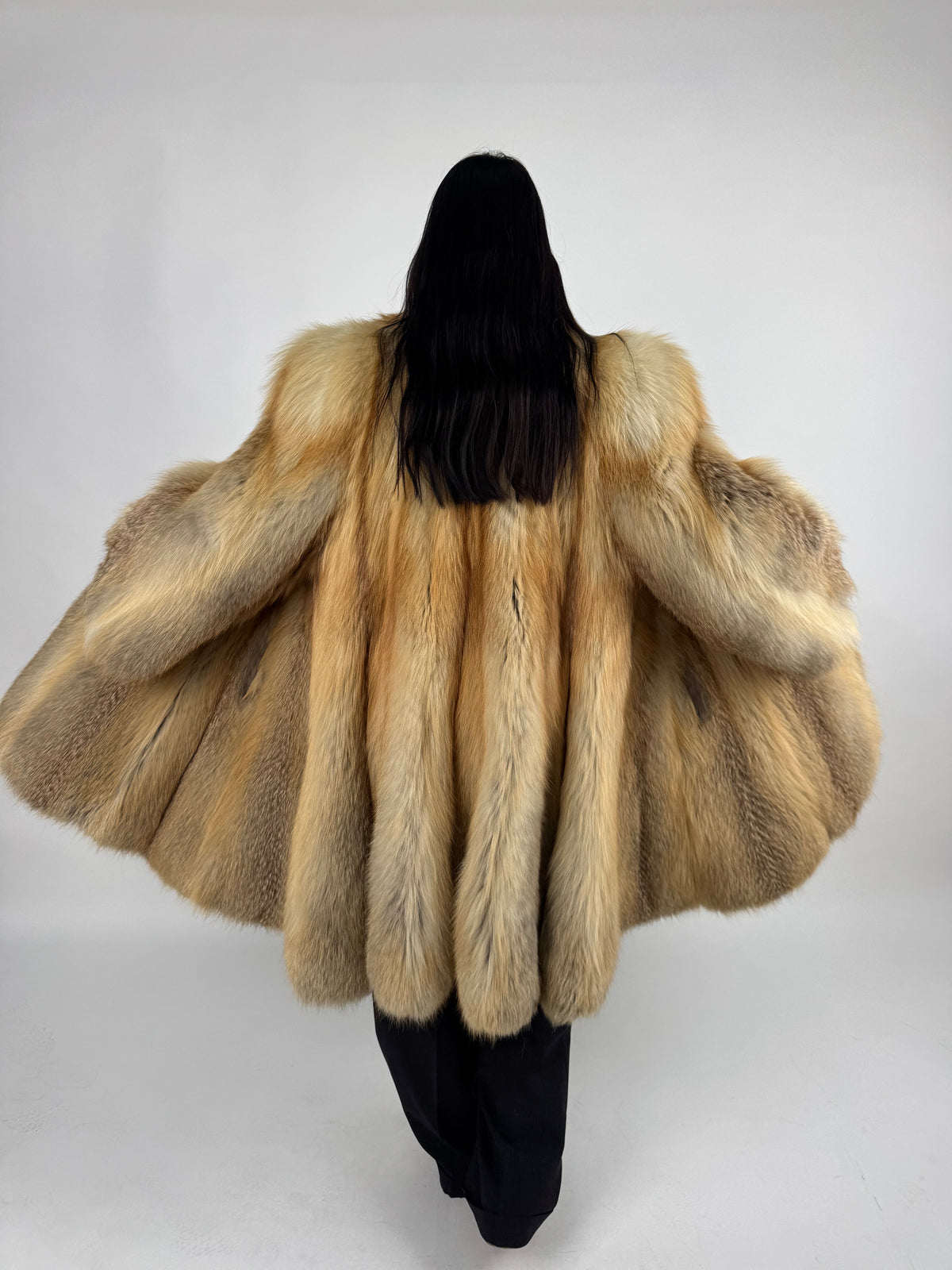 Giacca in volpe gold N837
