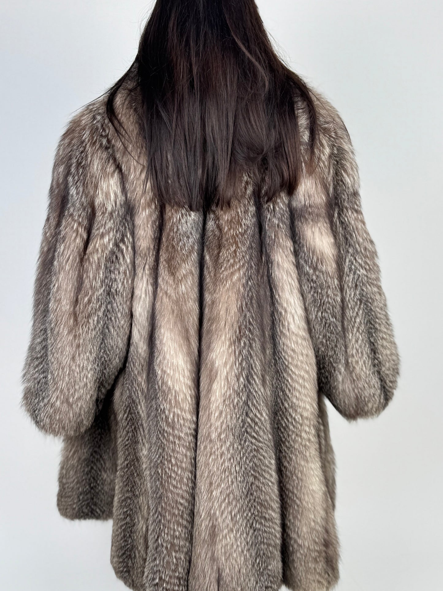 Cappotto in volpe frost N01