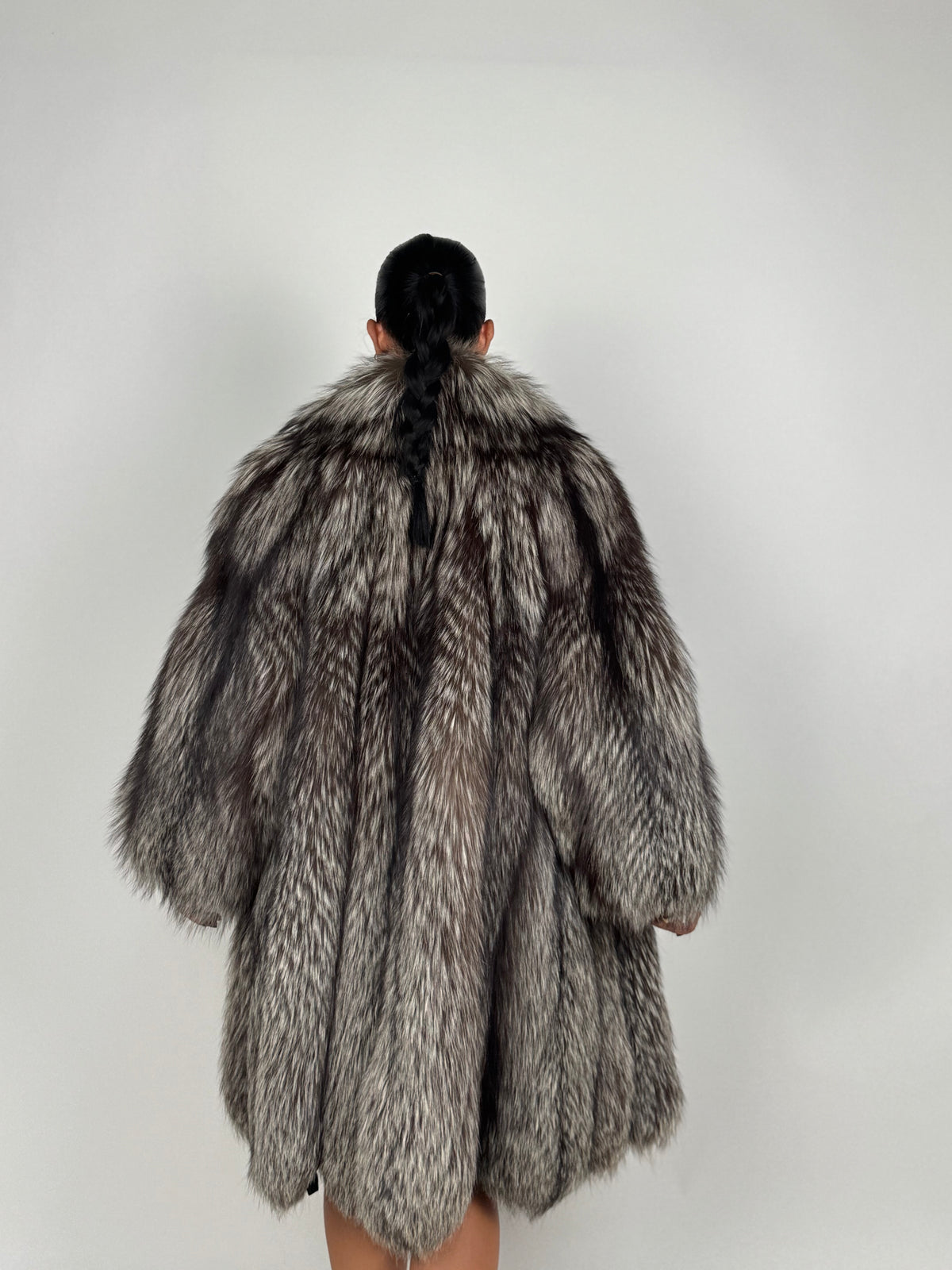 Cappotto in volpe argentata N114