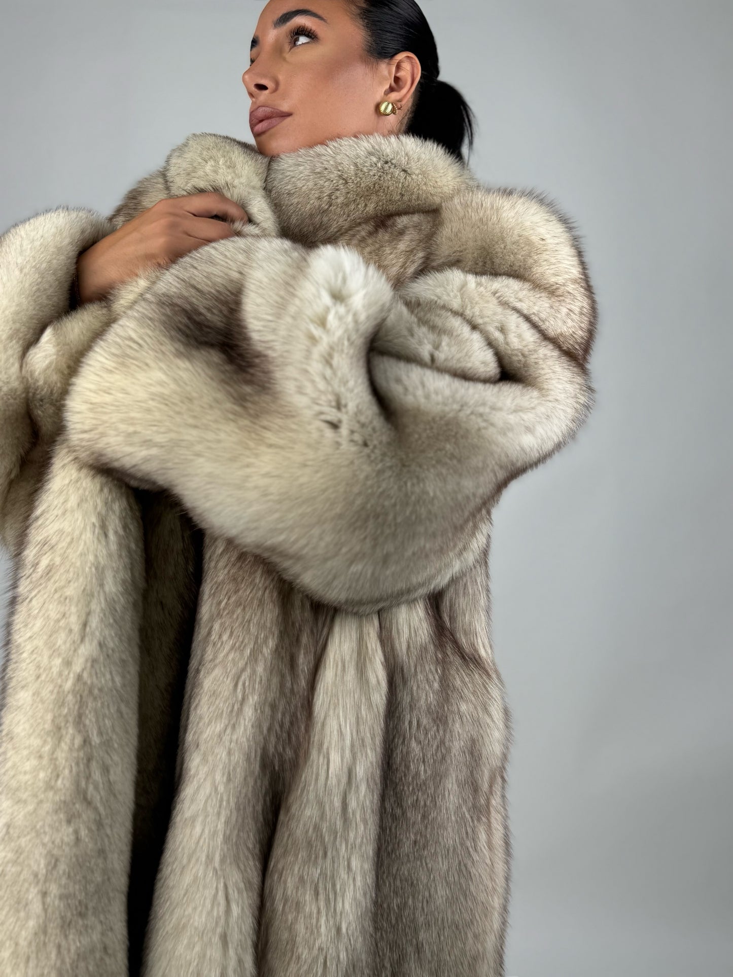 Cappotto in volpe della groenlandia N115