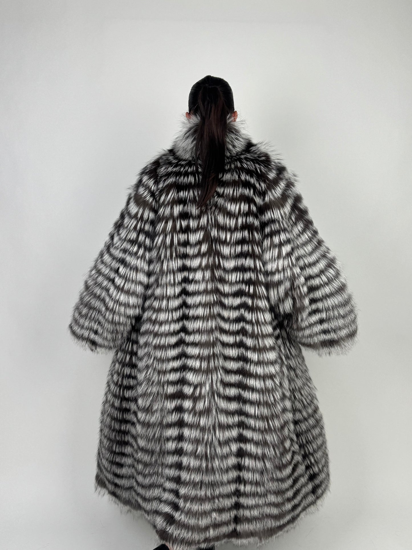 Cappotto in volpe argentata N05