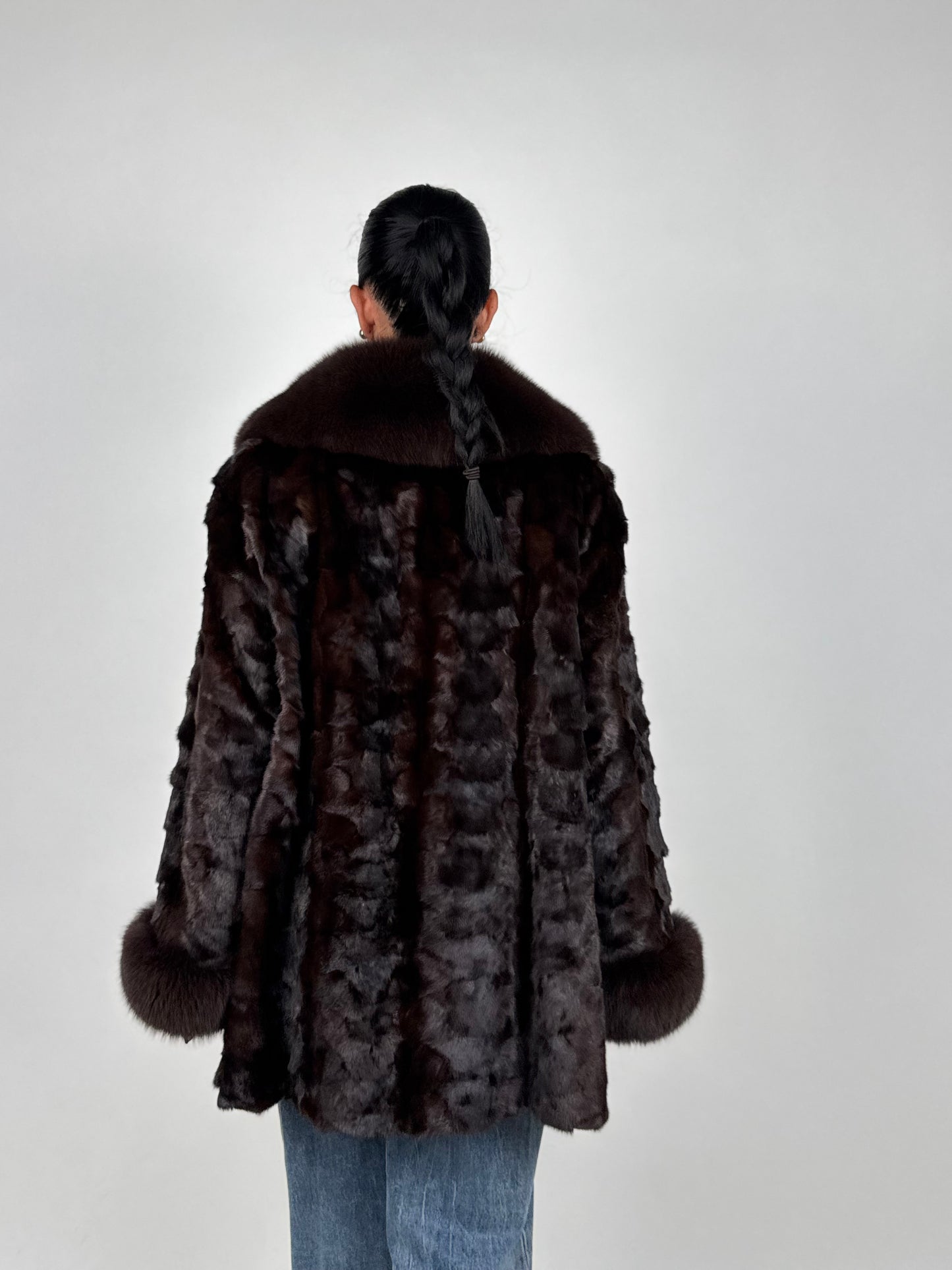 Cappotto in visone N701