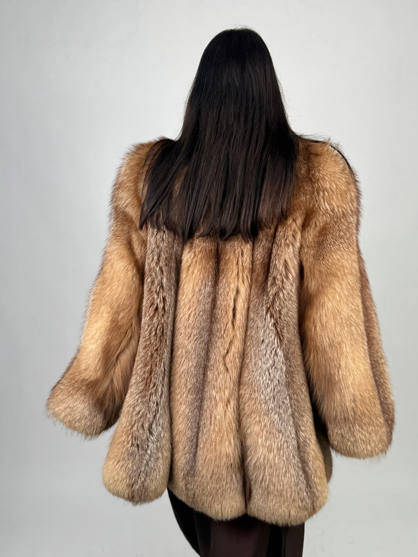 Giacca in volpe caramel N17