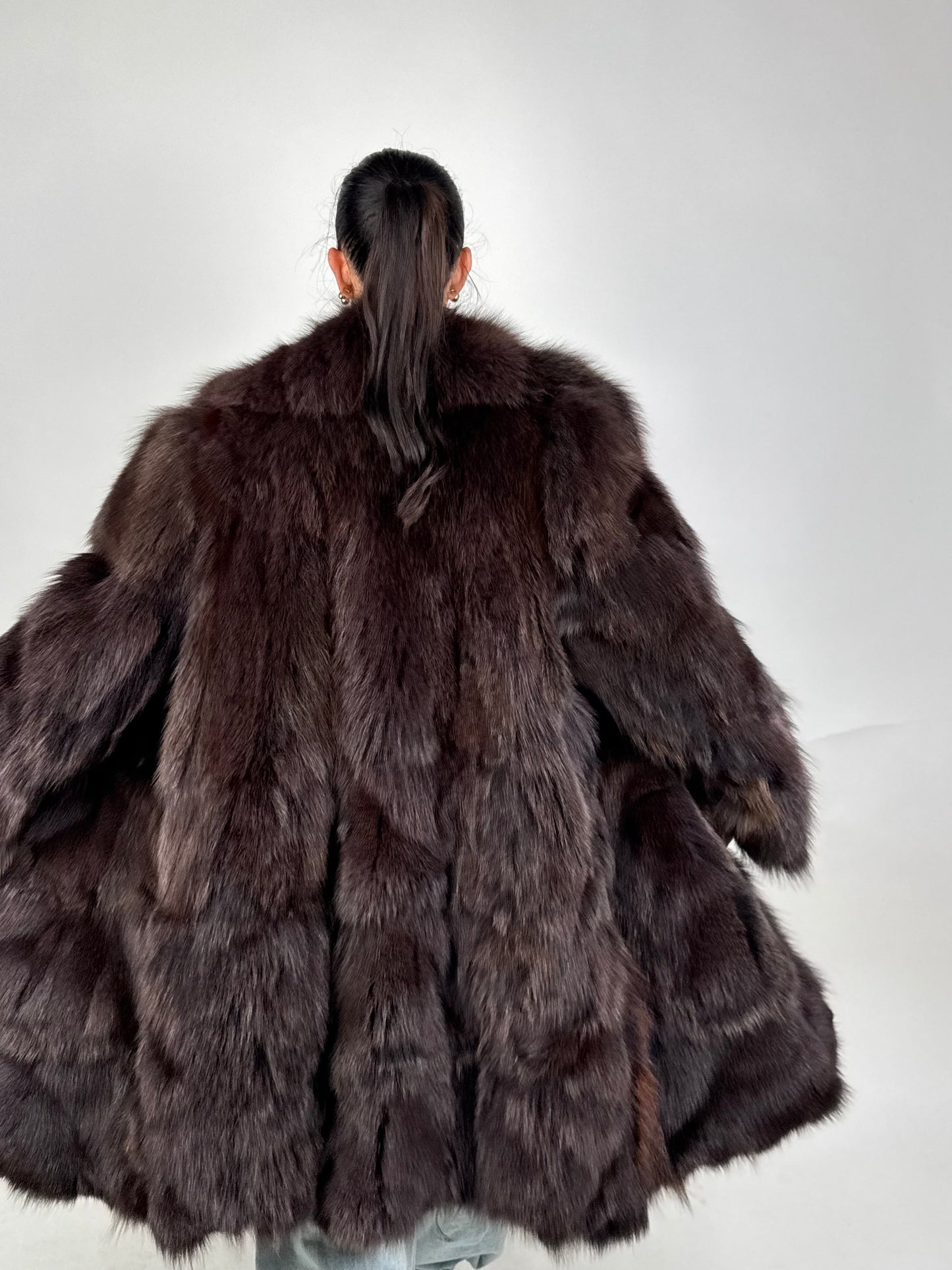 Cappotto in volpe della groenlandia N524