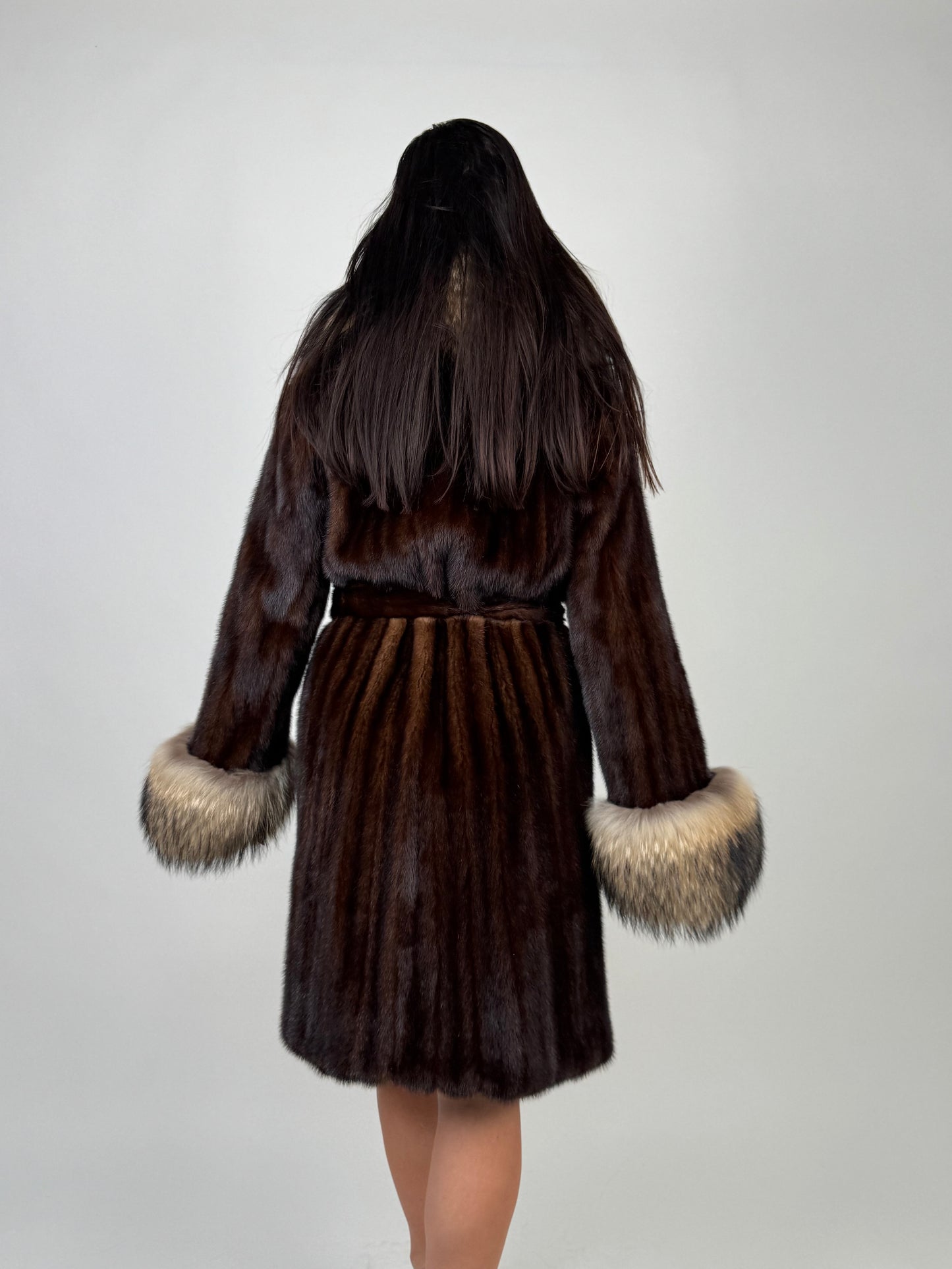 Cappotto in visone e murmasky N672