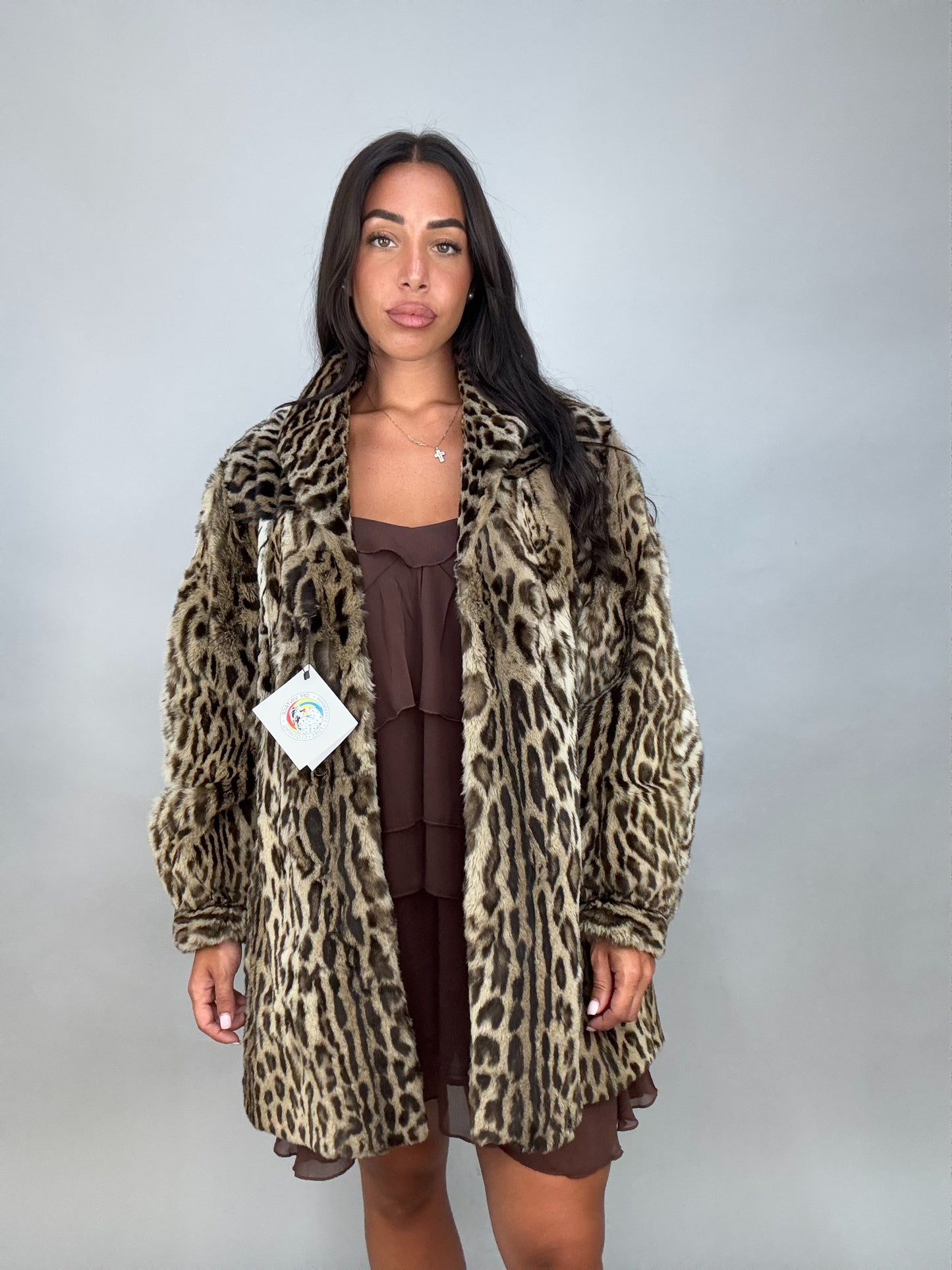 Giacca in leopardo