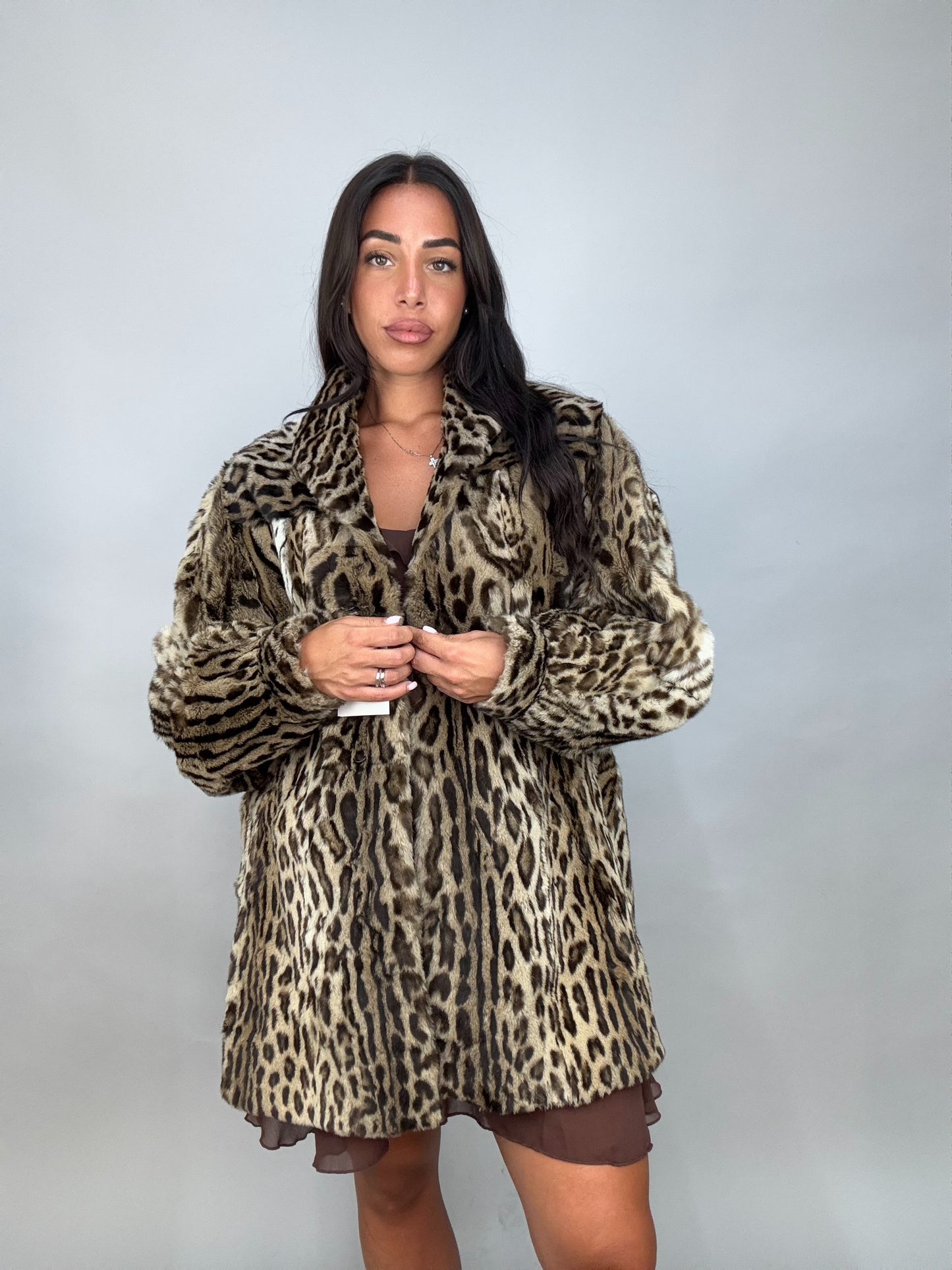 Giacca in leopardo