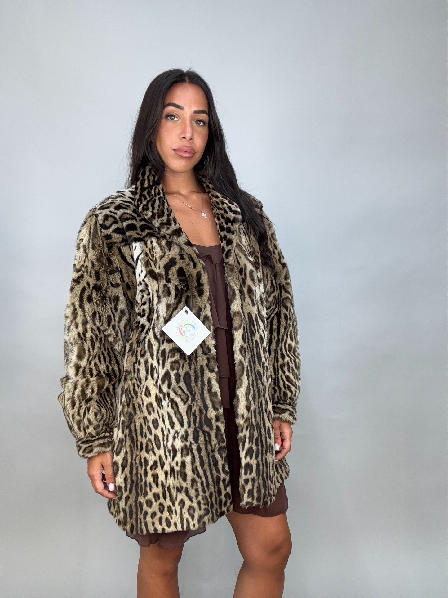 Giacca in leopardo