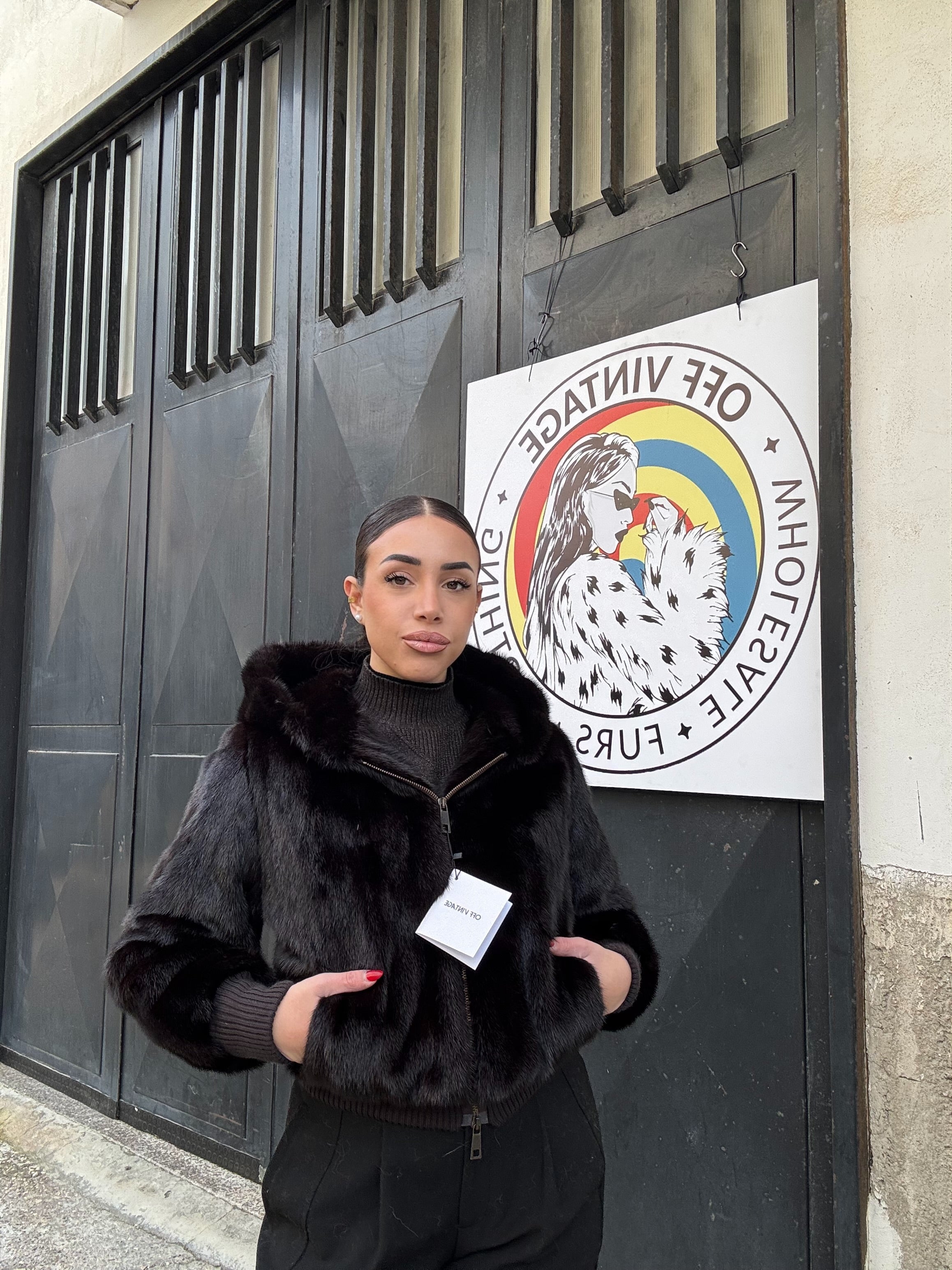 Mink Bomber Jacket