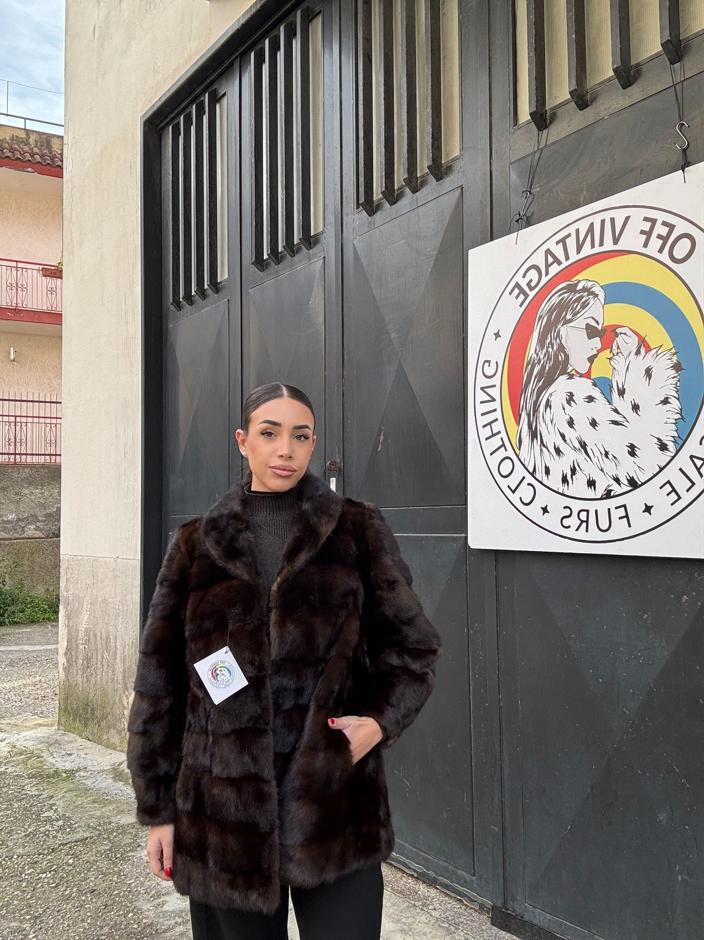 Giacca in visone