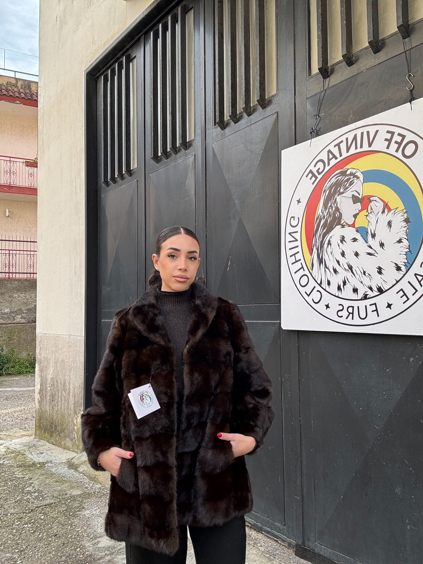 Giacca in visone
