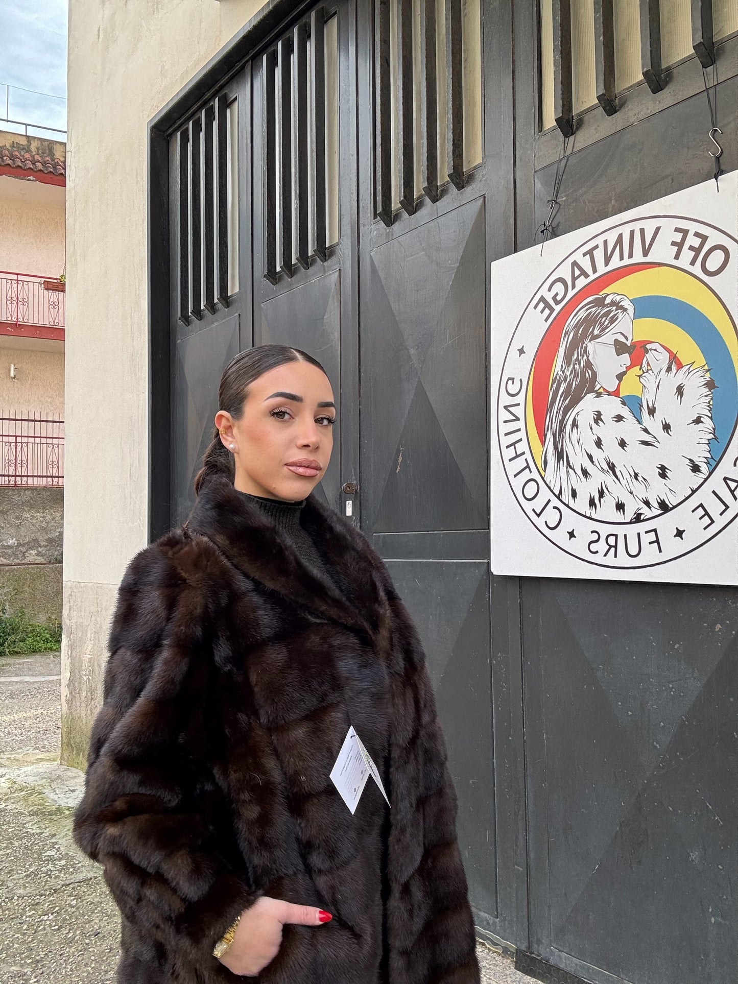Giacca in visone