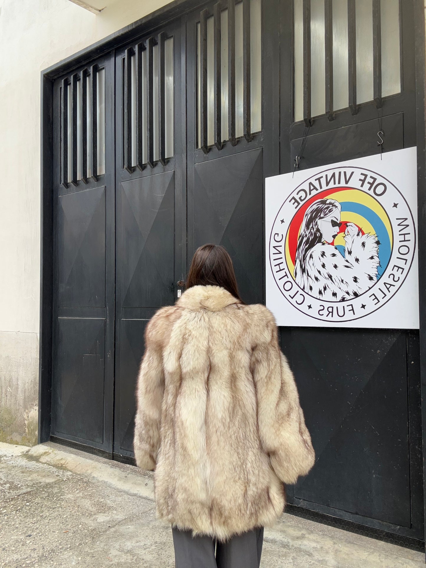 Giacca in volpe della groenlandia