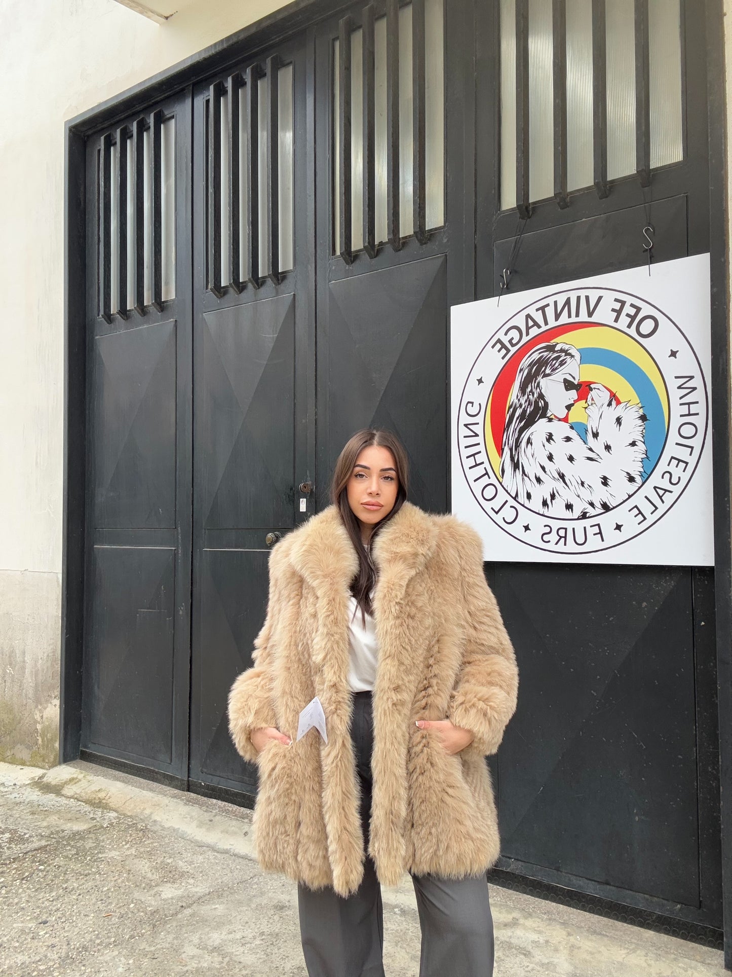 Giacca in volpe della groenlandia