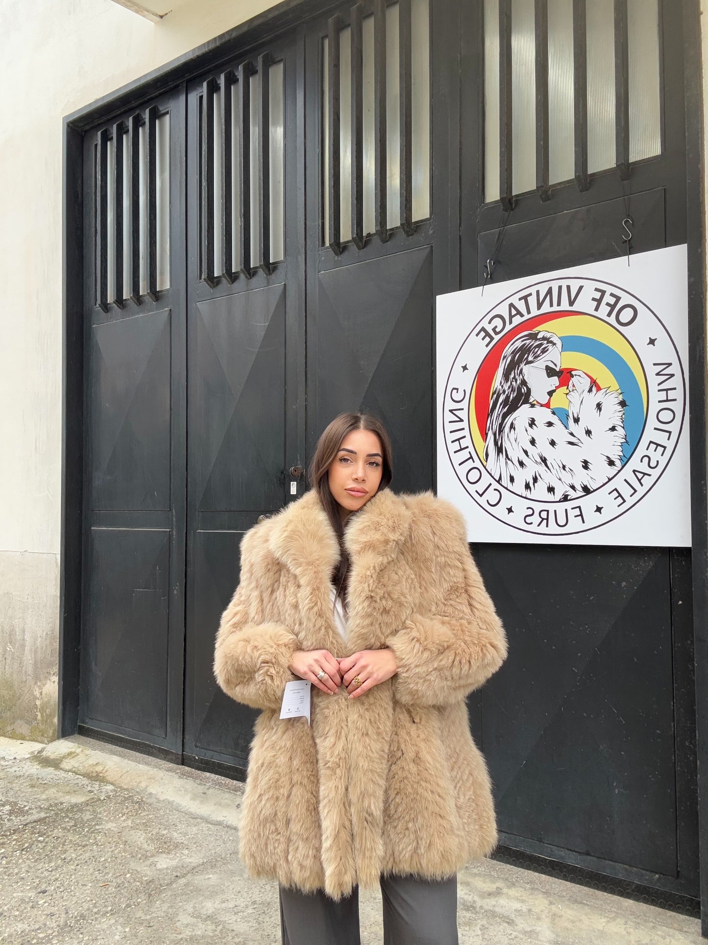 Giacca in volpe della groenlandia