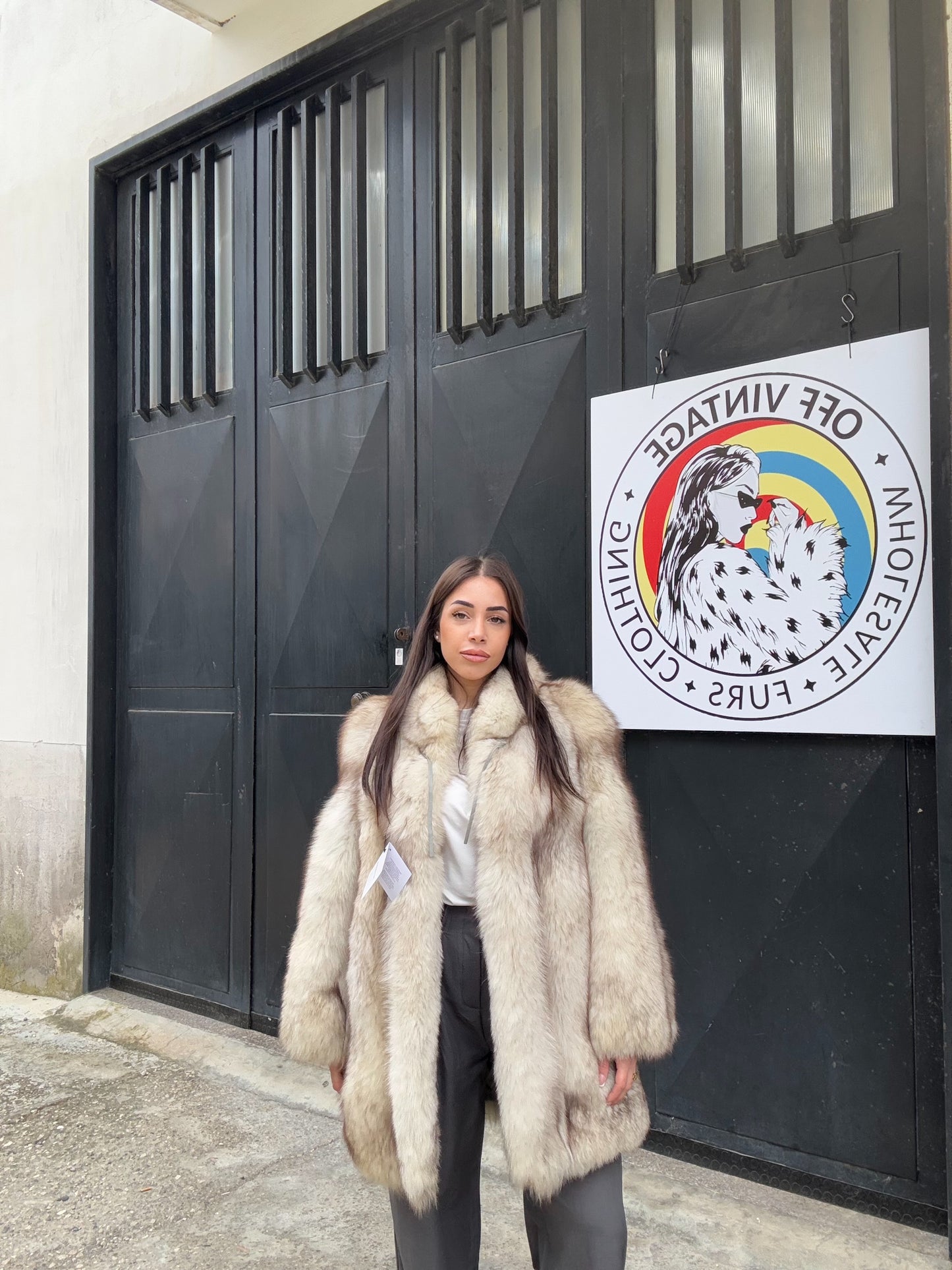 Giacca in volpe della groenlandia