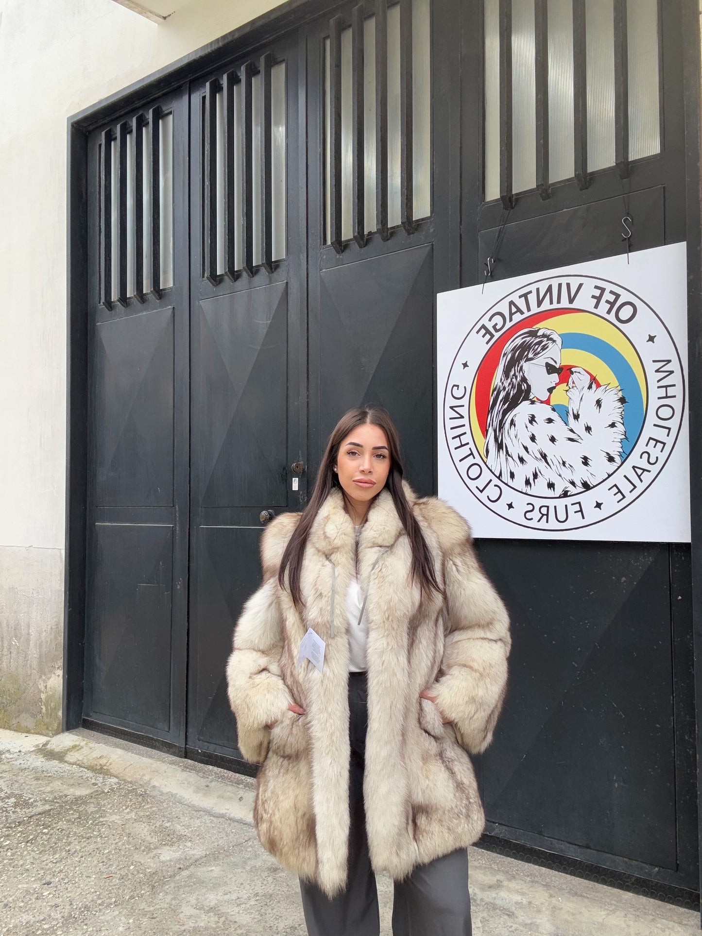 Giacca in volpe della groenlandia