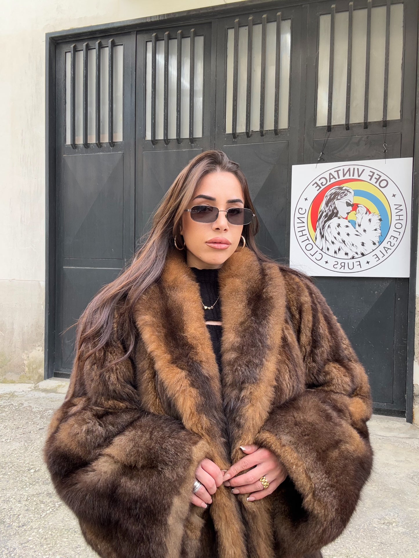 Cappotto in opossum