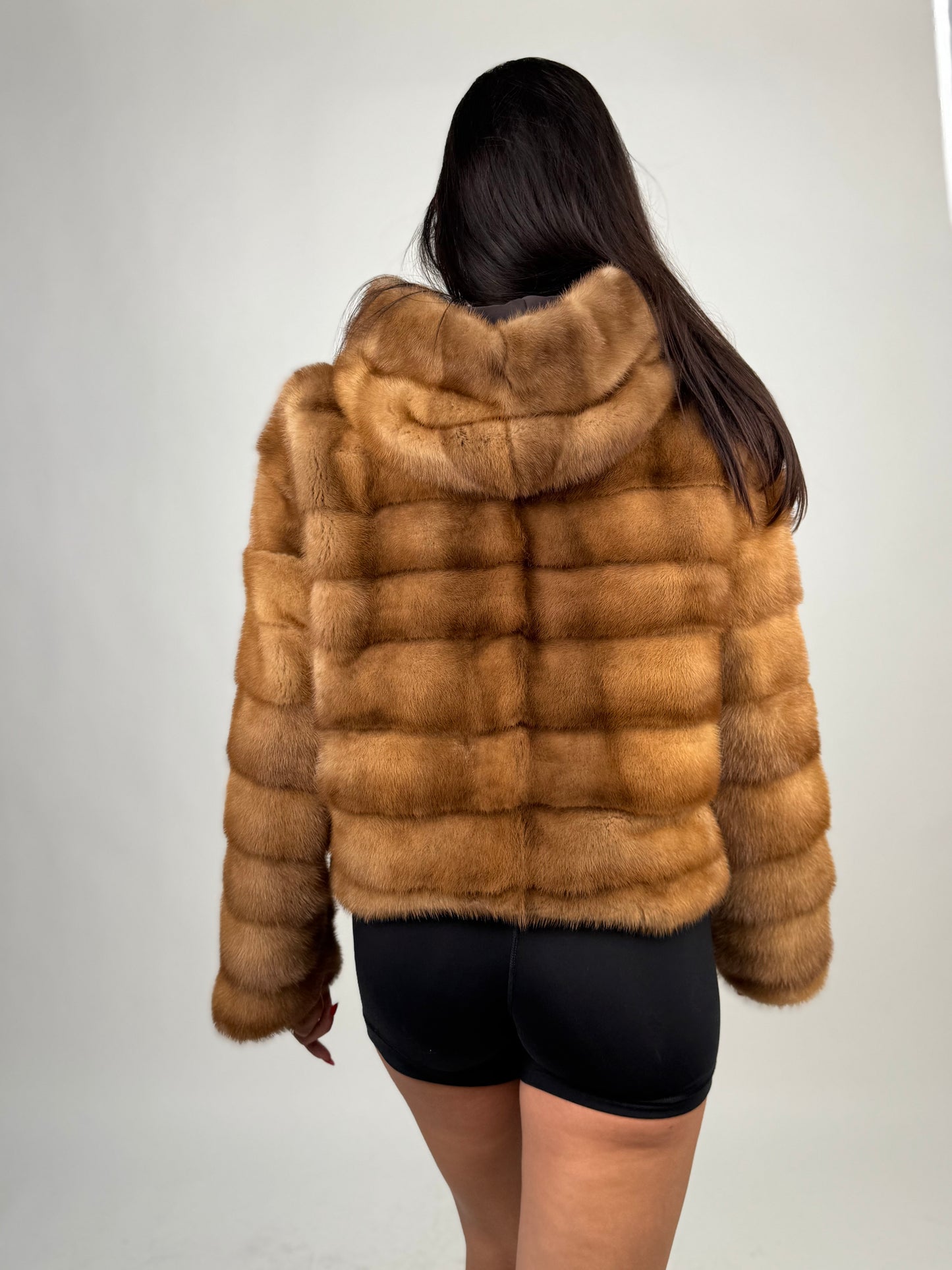 Bomber in visone N161