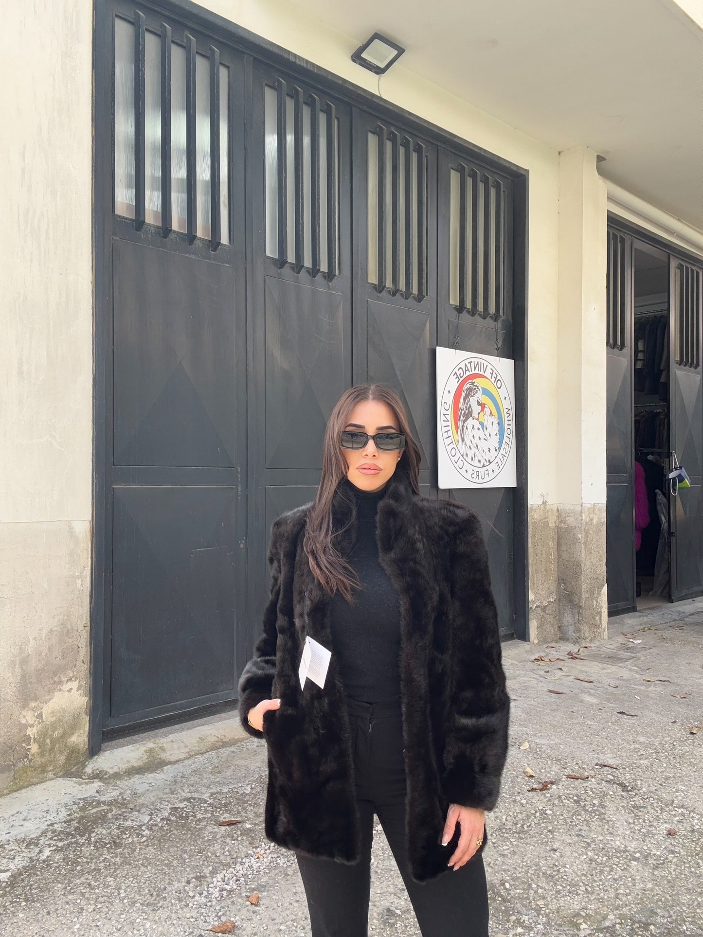 Giacca in visone