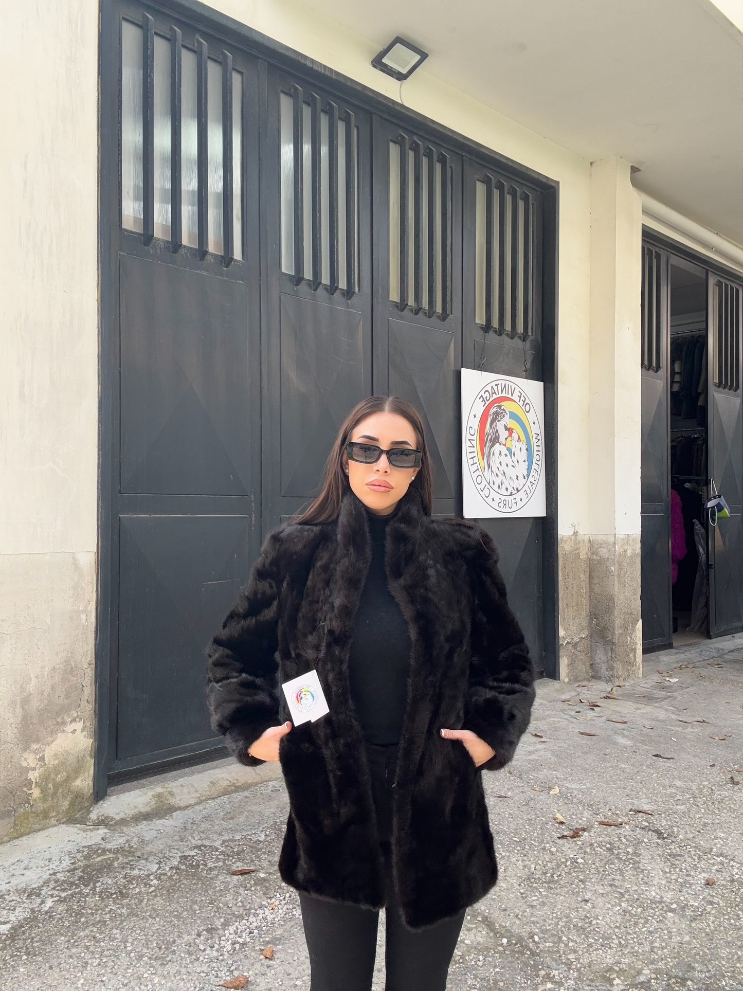 Giacca in visone