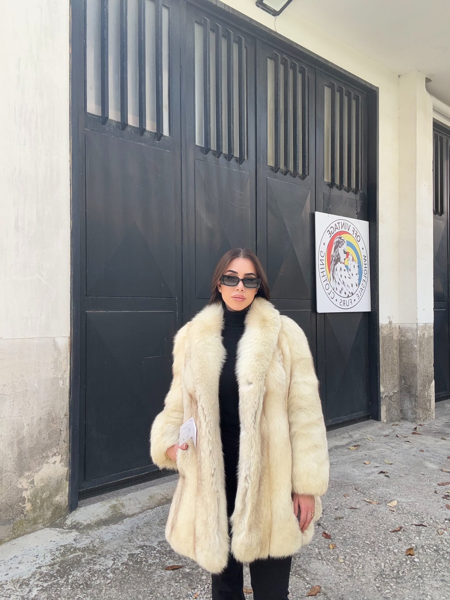 Giacca in volpe della groenlandia