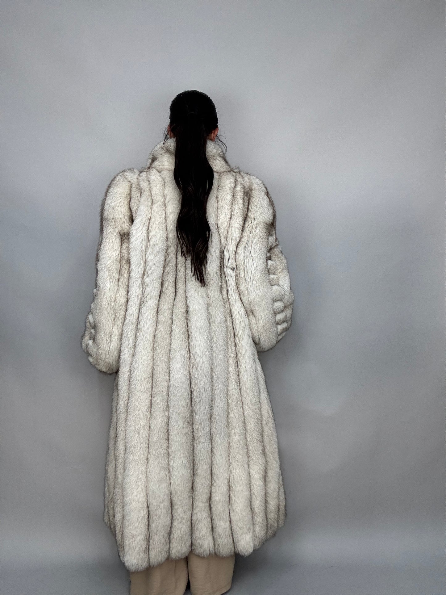 Cappotto in volpe della groenlandia