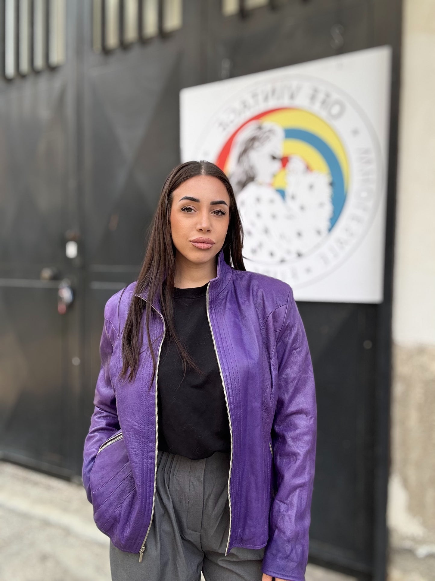 Giacca in pelle