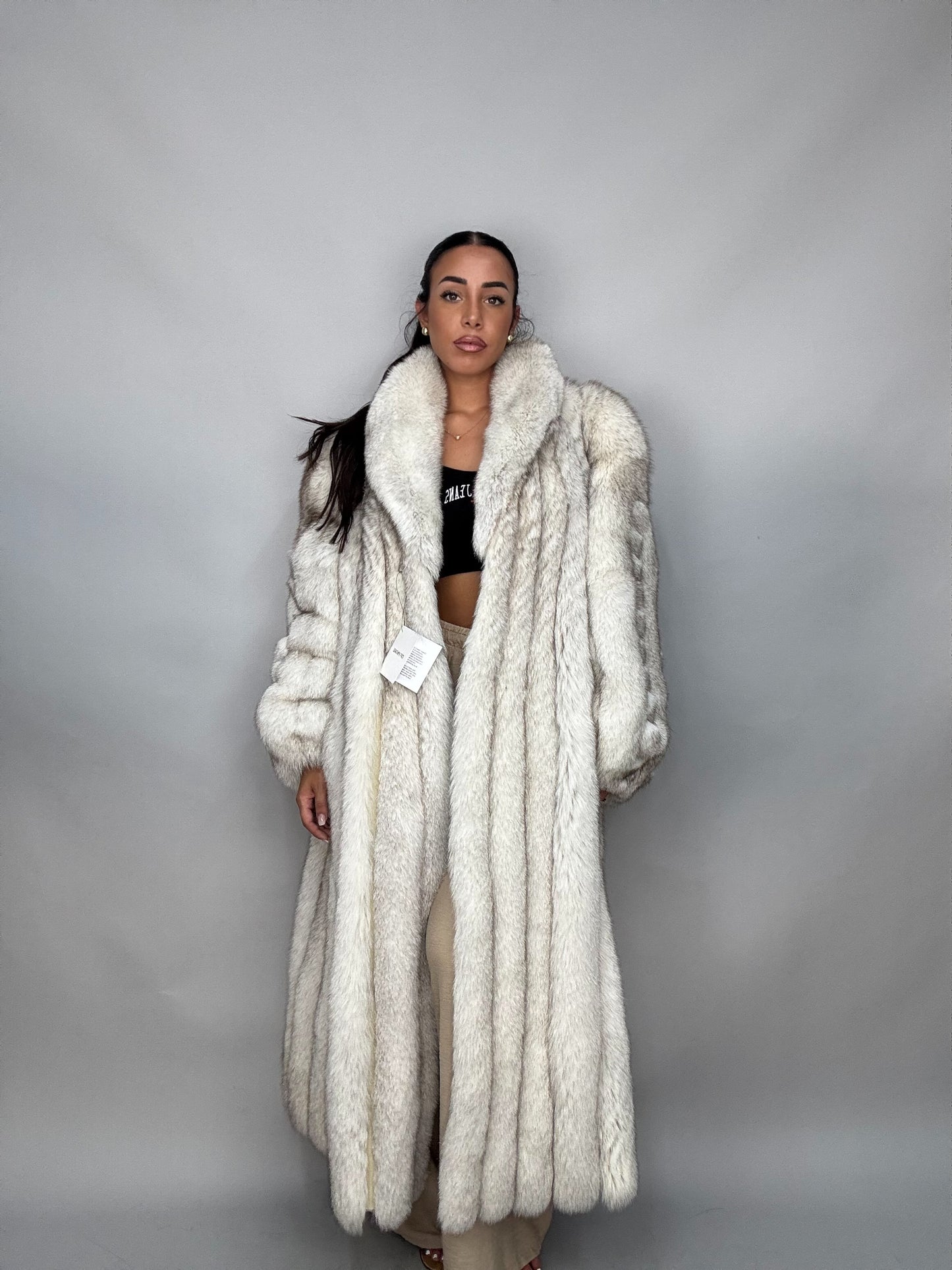 Cappotto in volpe della groenlandia