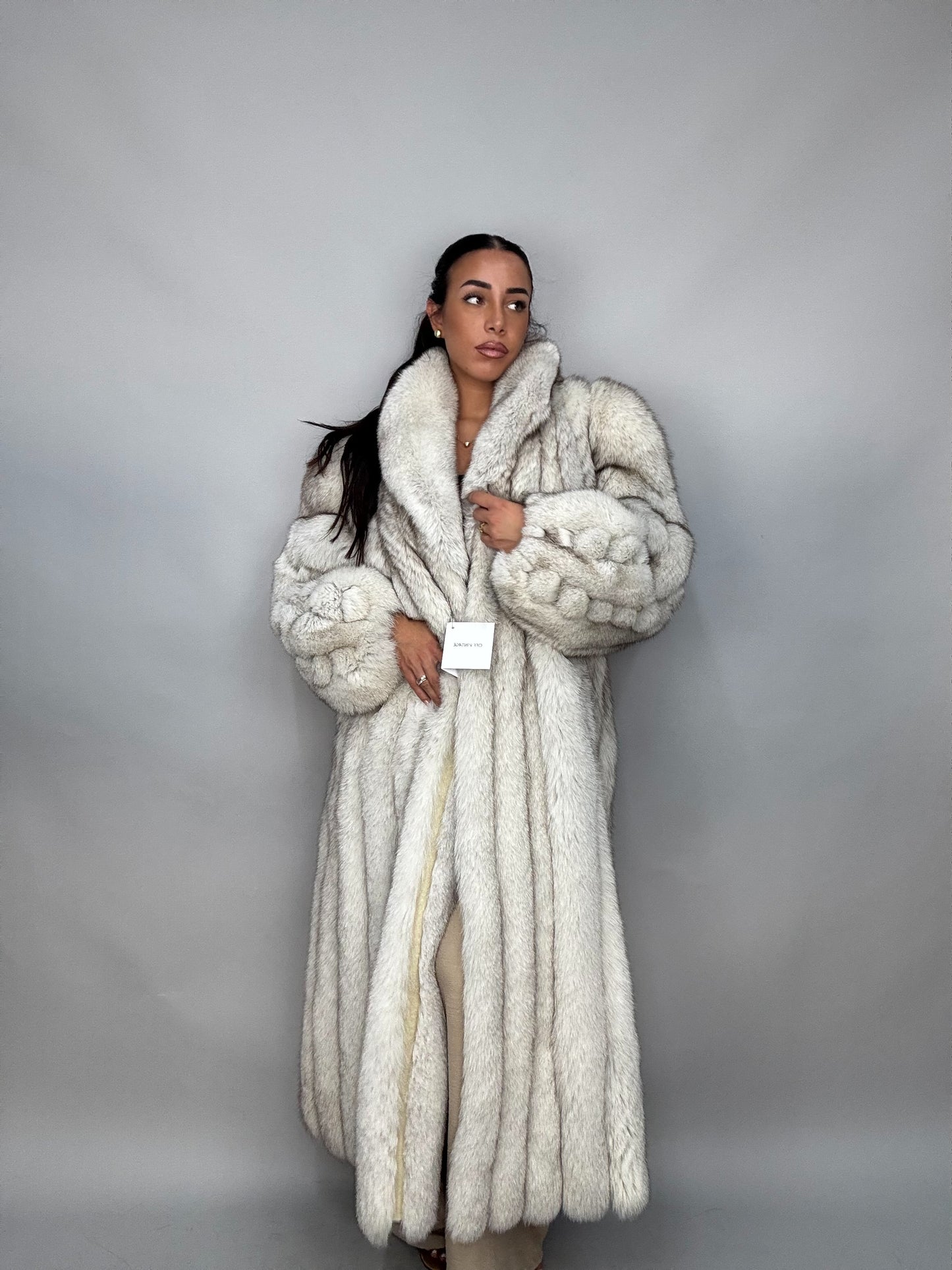 Cappotto in volpe della groenlandia