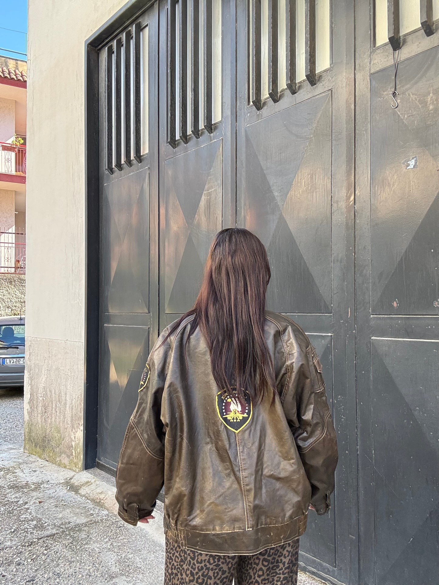 Giacca in pelle U.S. Army