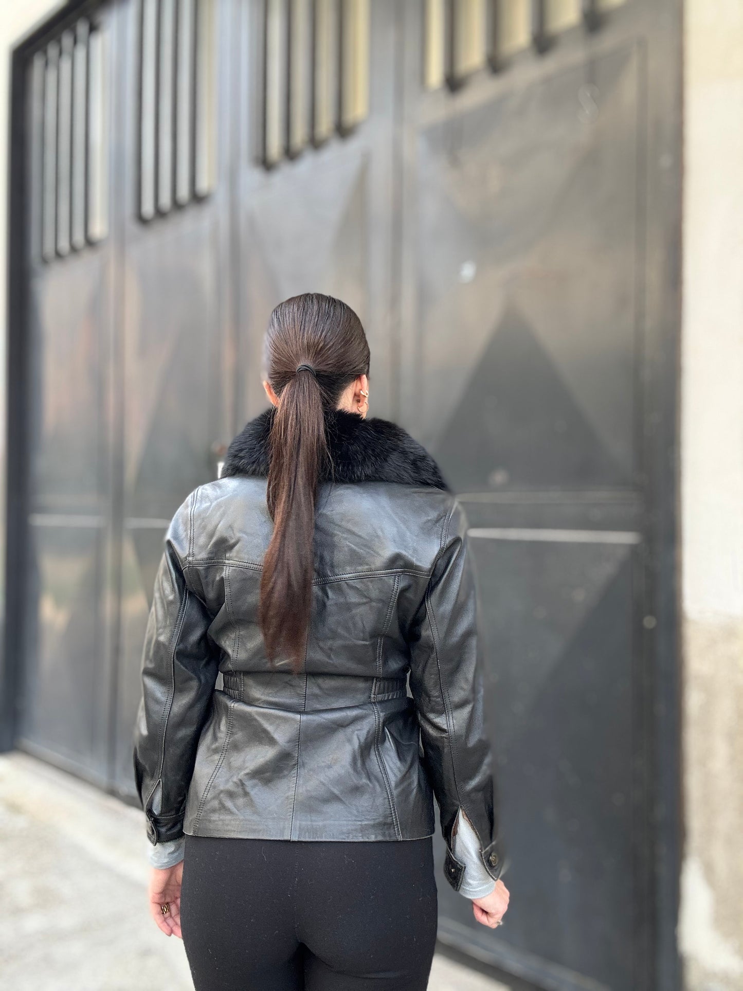 Giacca in pelle