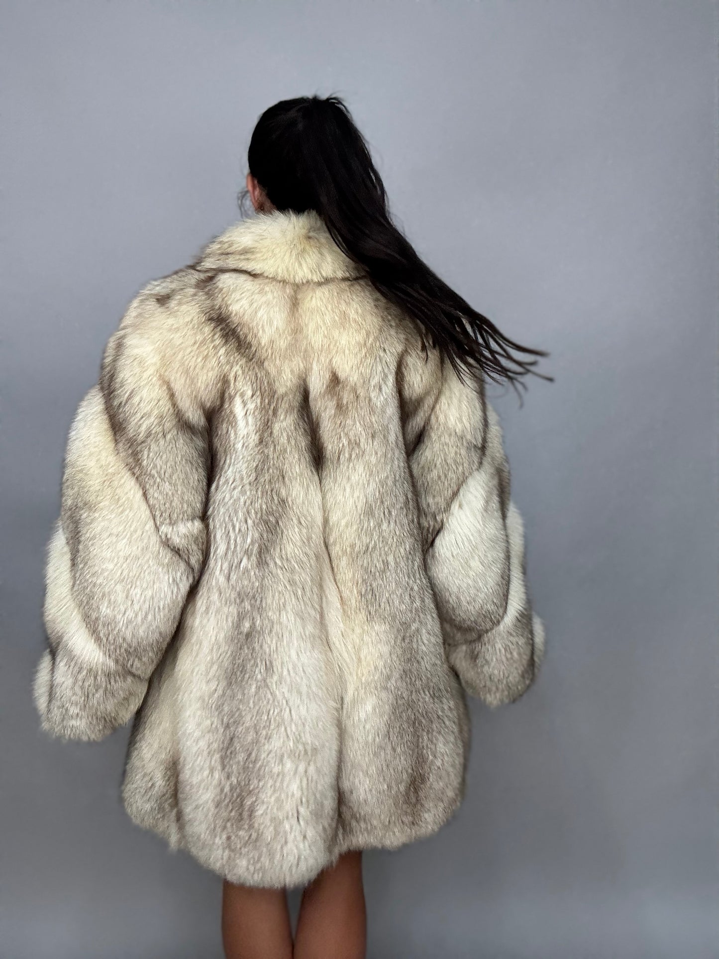 Silver fox jacket