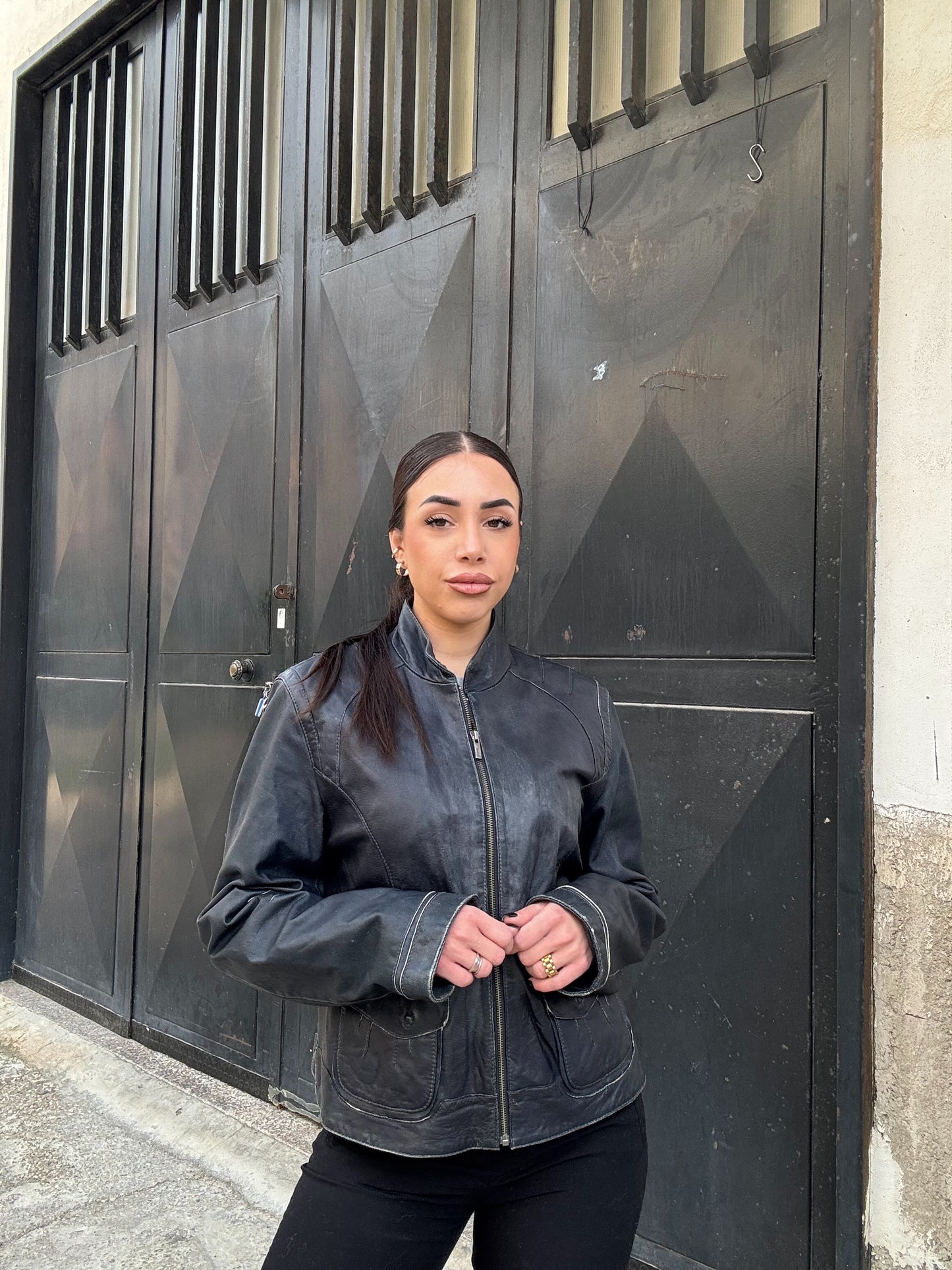 Giacca in pelle
