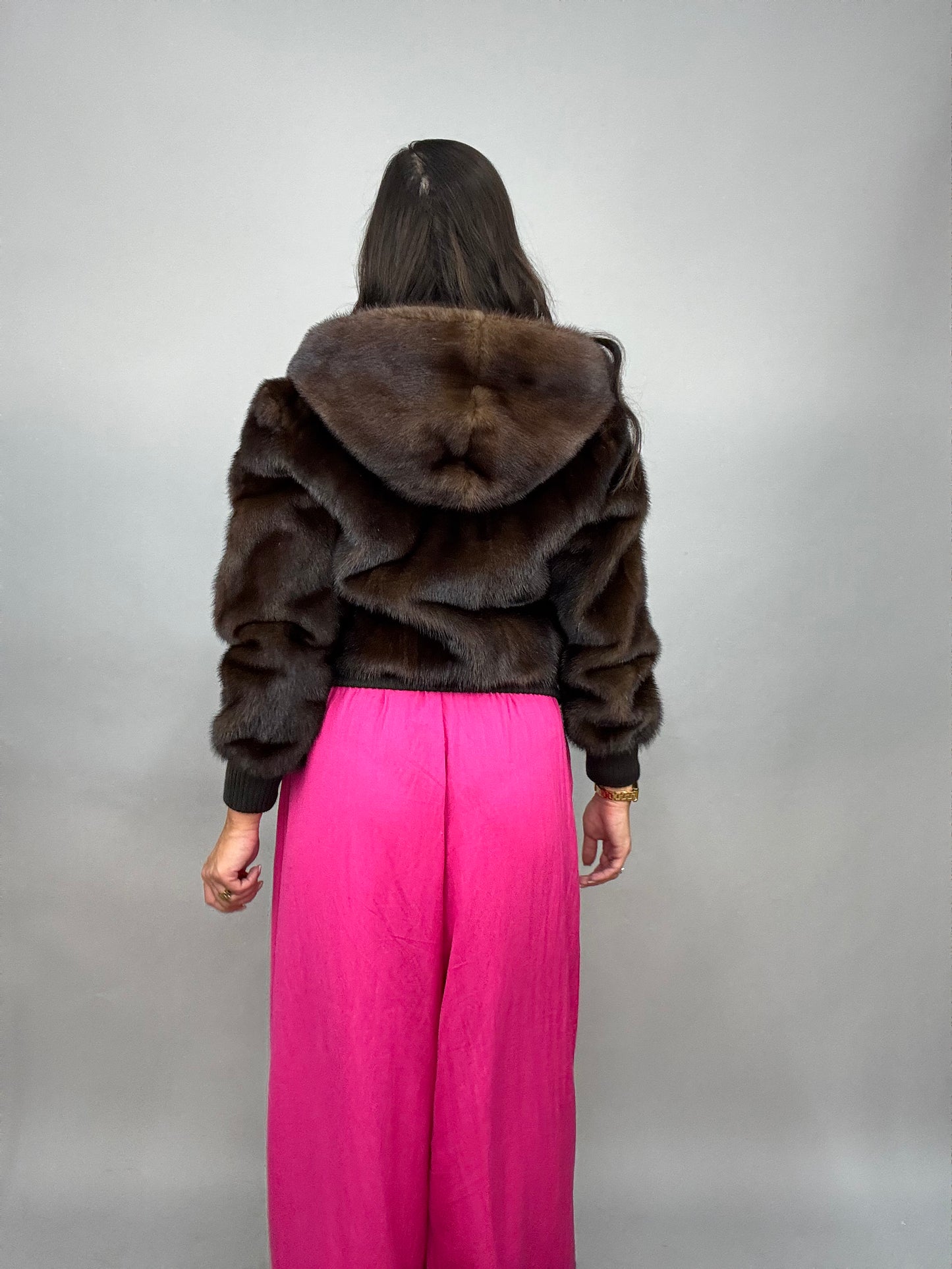Mink Bomber Jacket
