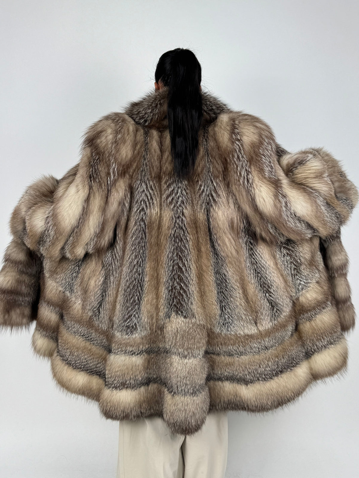 Cappotto in volpe frost N210