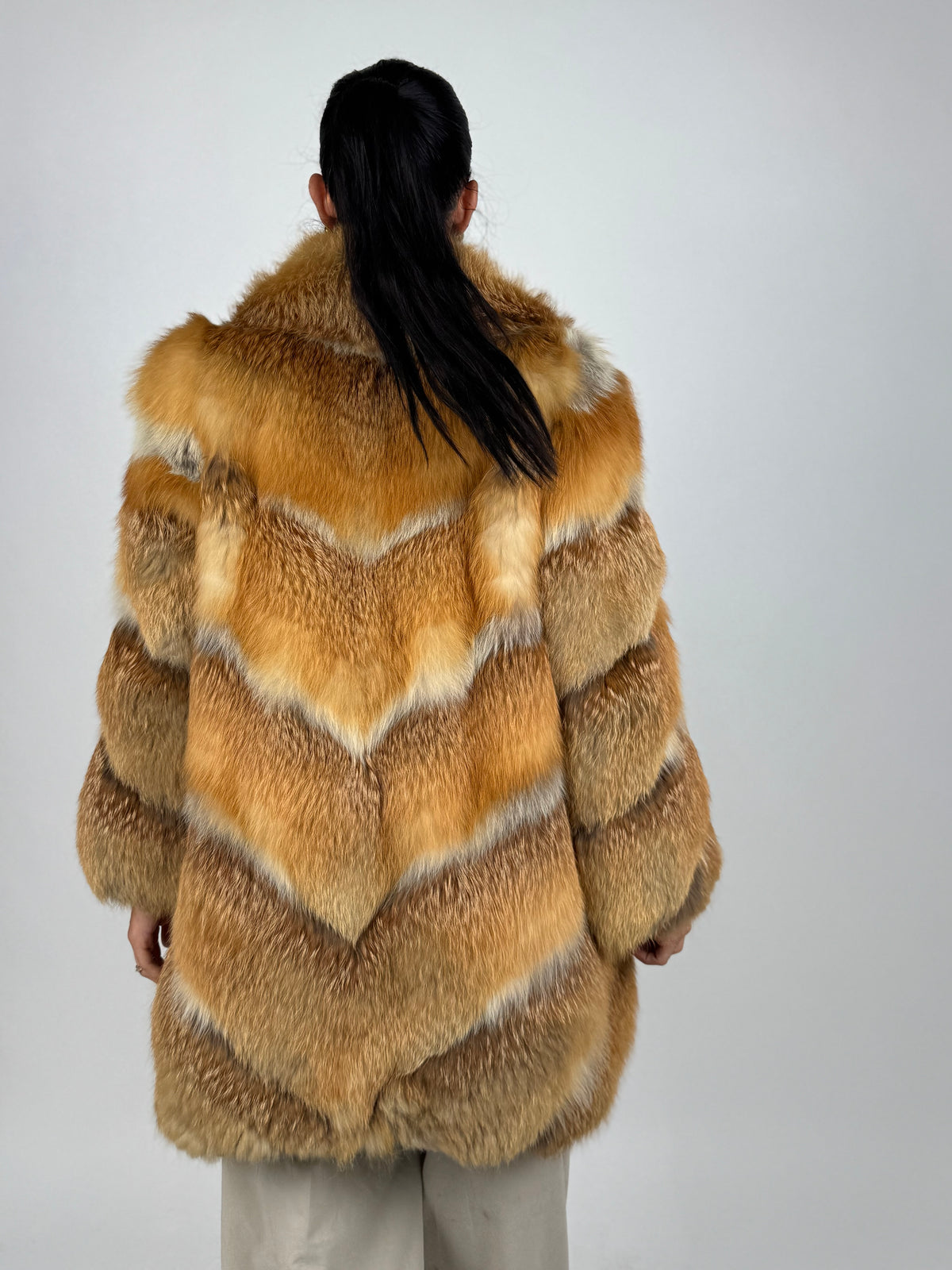 Cappotto in volpe rossa N211