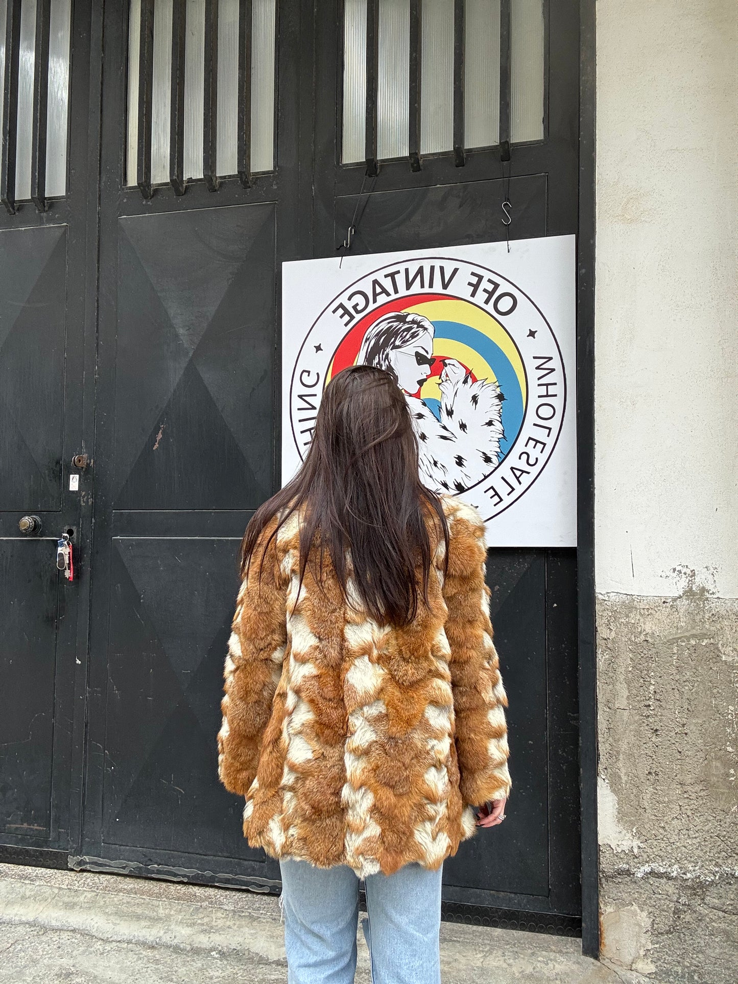 Giacca in volpe rossa