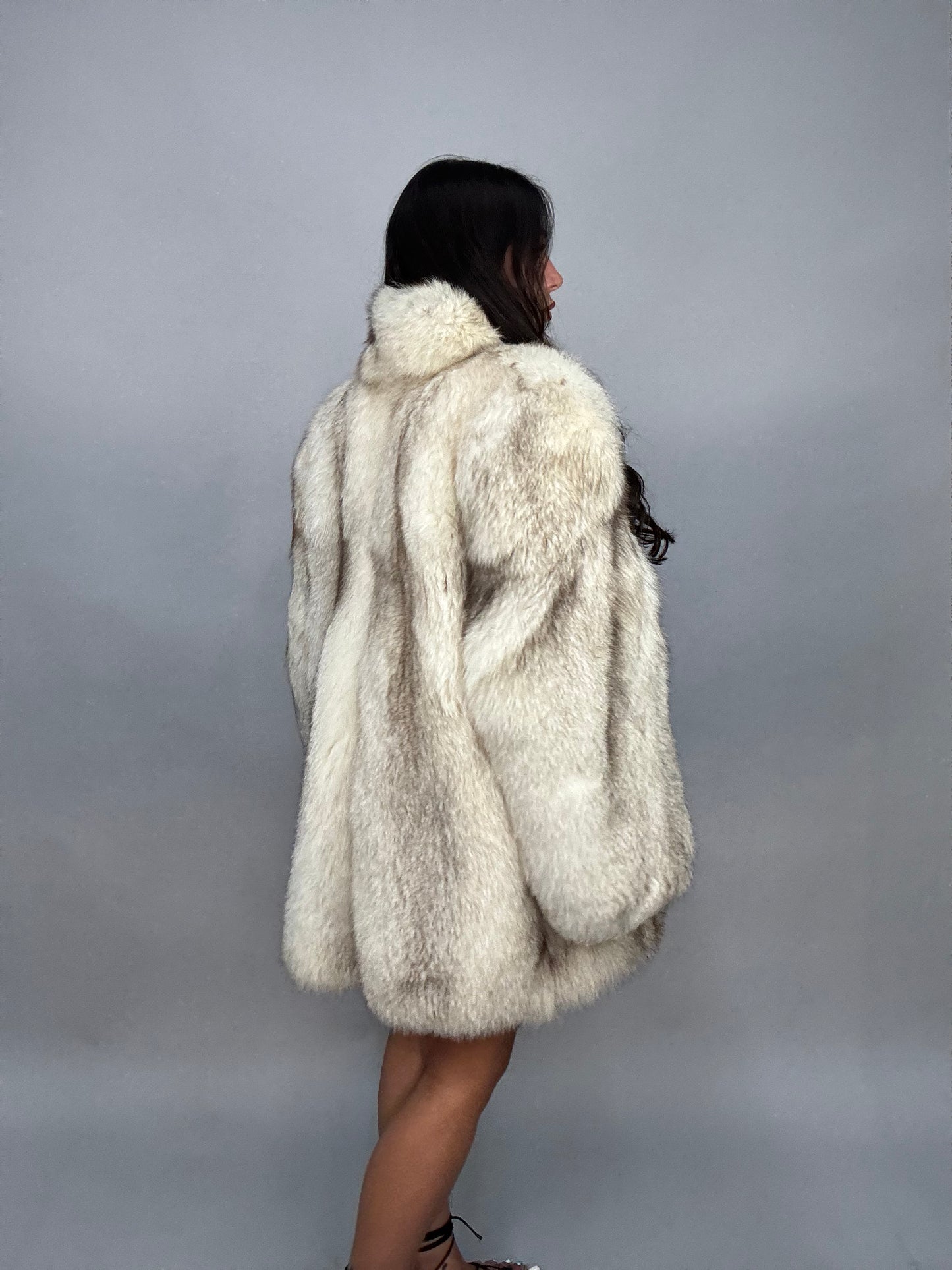 Silver fox jacket